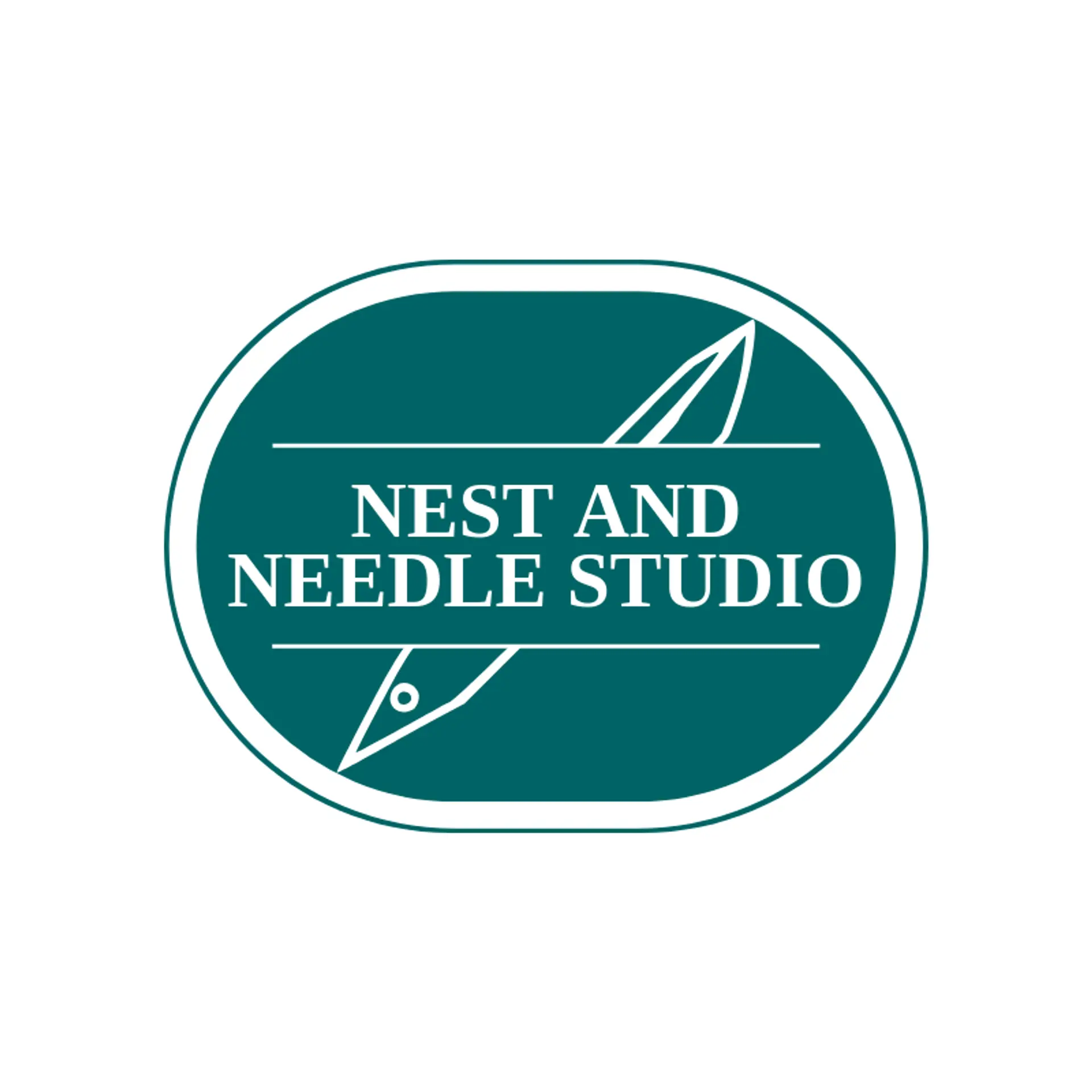 Nest and Needle Studio logo for loom