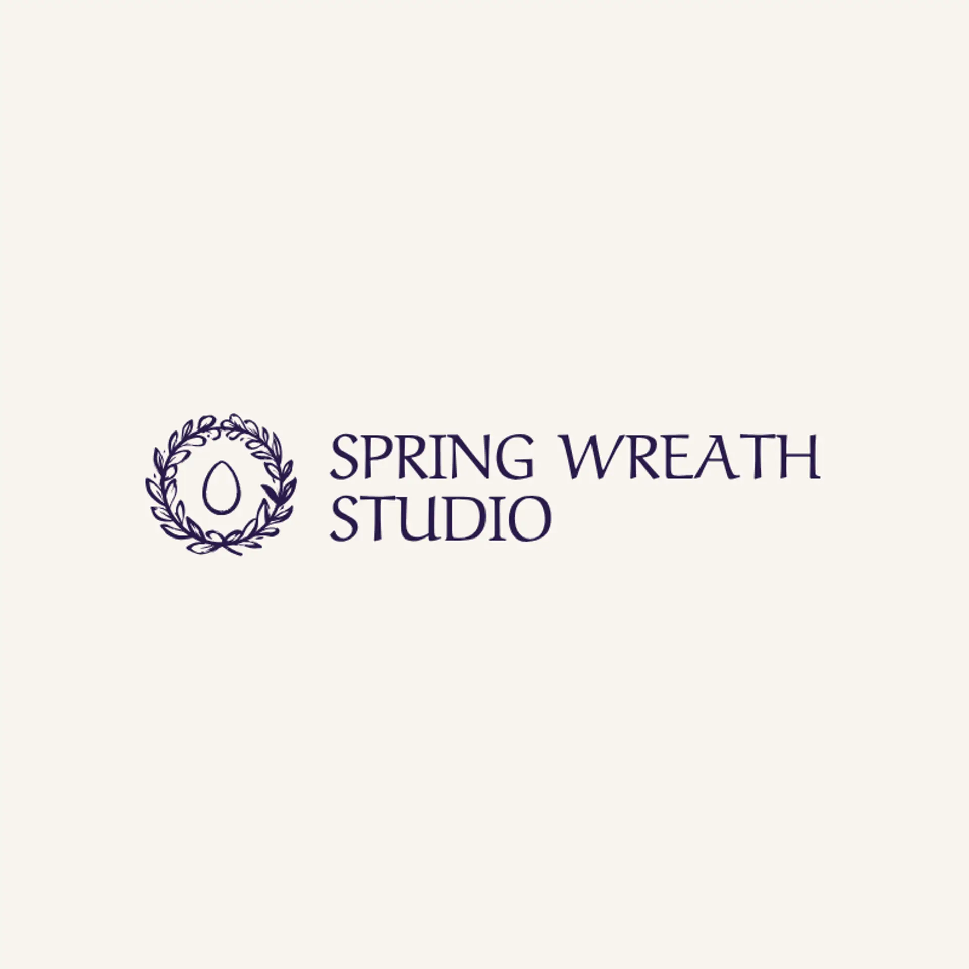 Spring Wreath Studio logo for easter