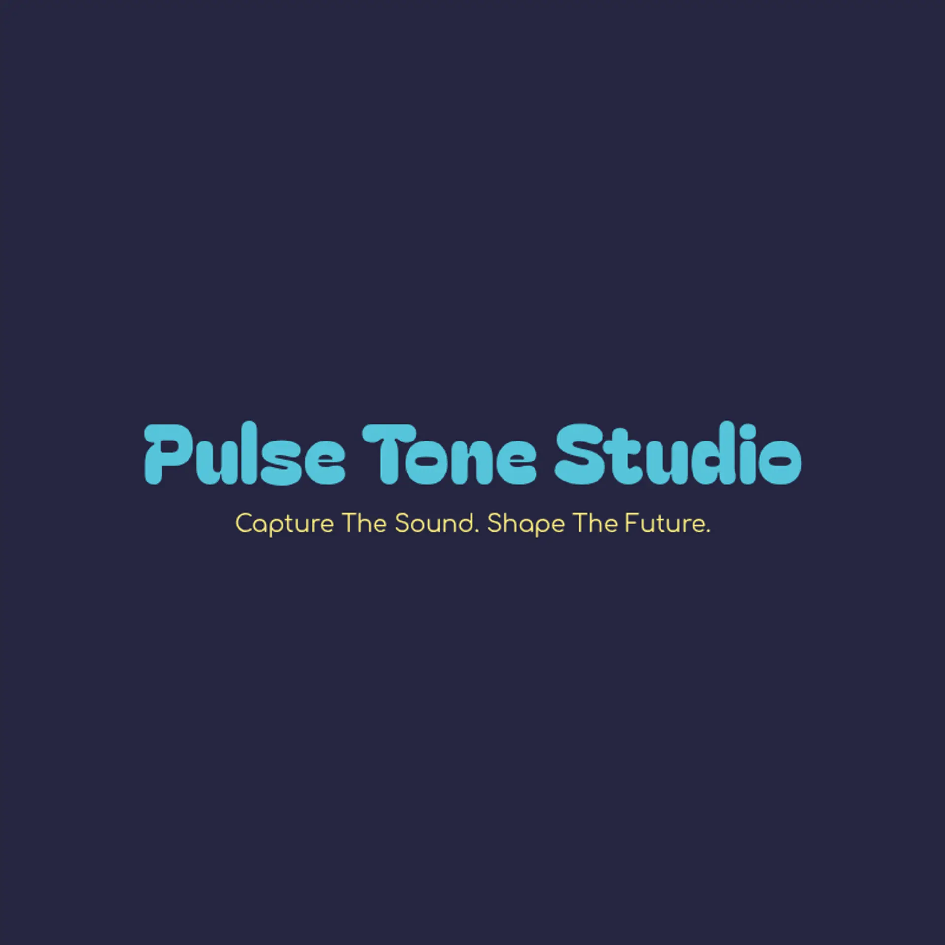 Pulse Tone Studio logo for music studio