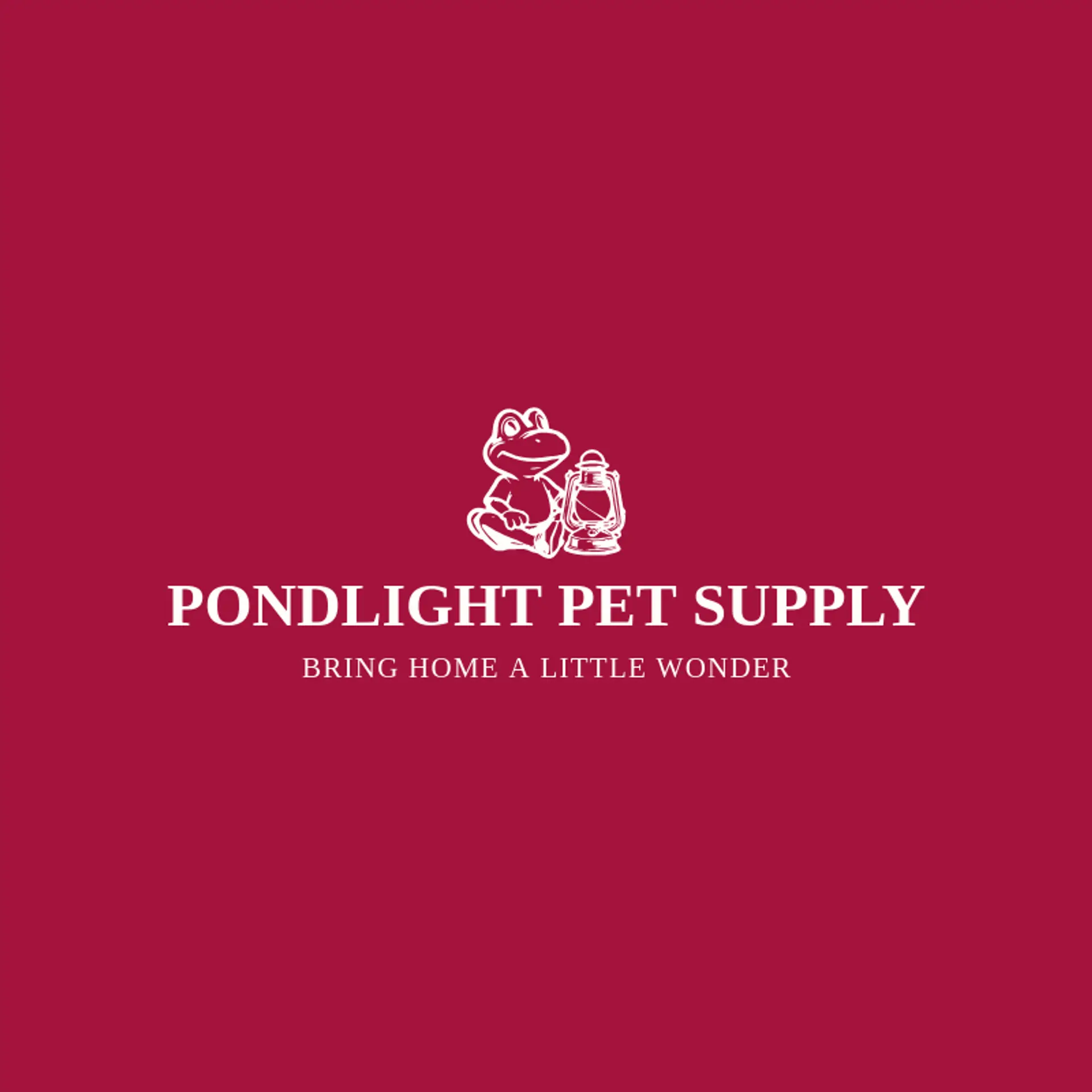 Pondlight Pet Supply logo for toad