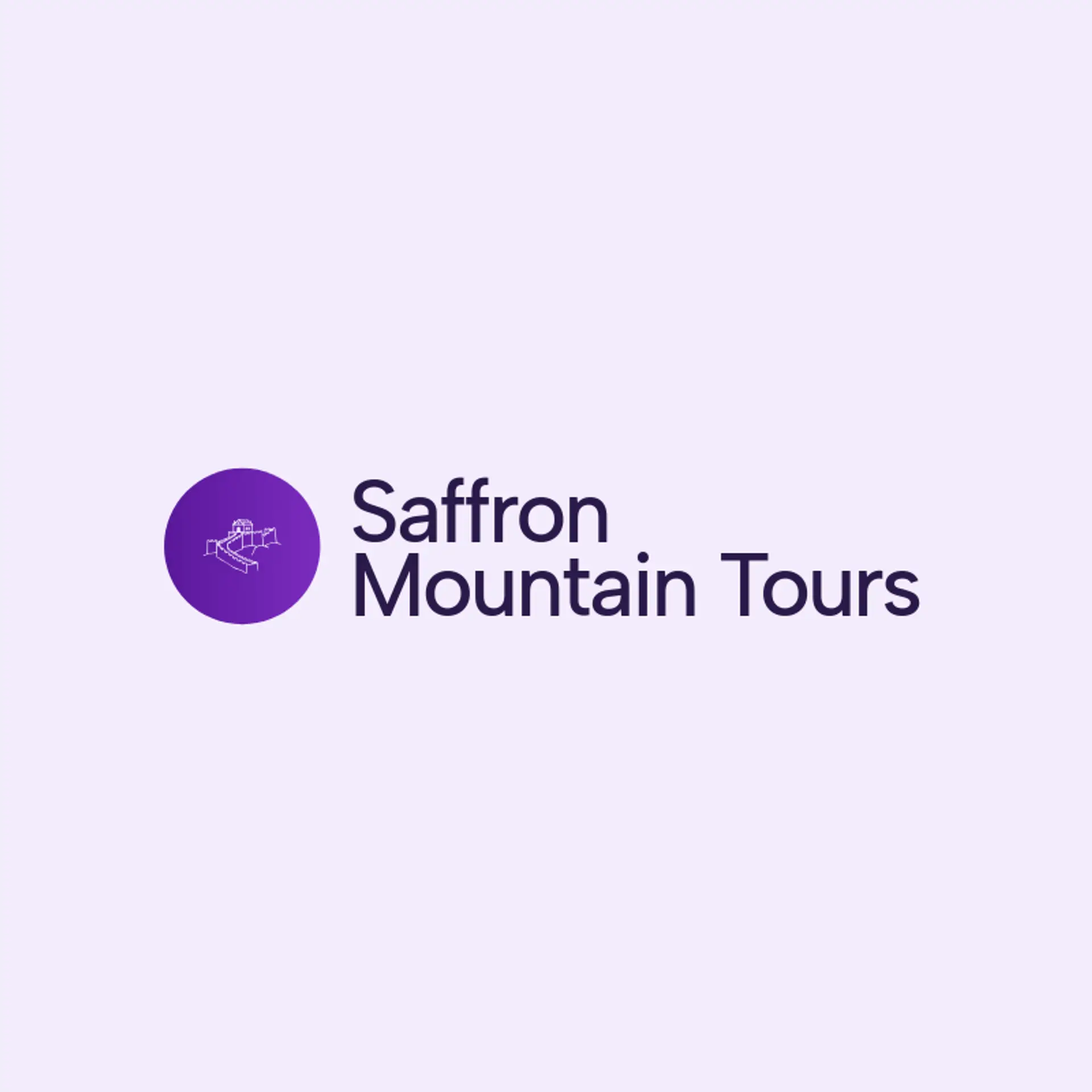 Saffron Mountain Tours logo for china