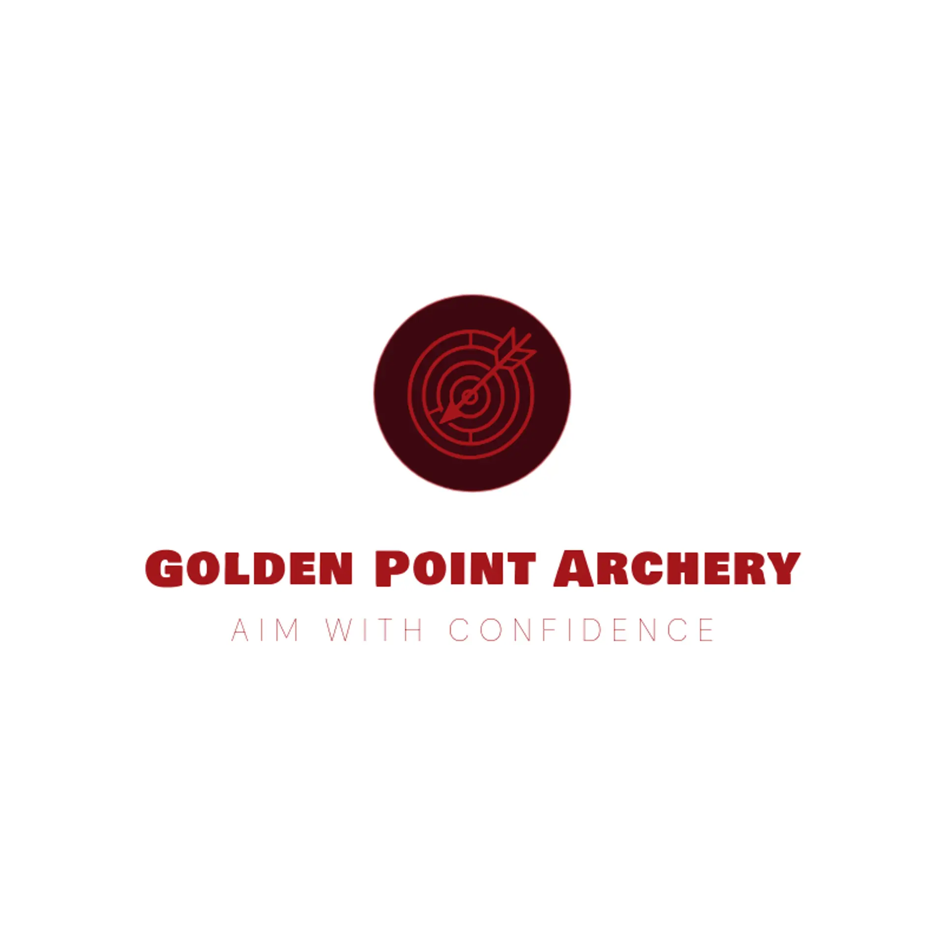 Golden Point Archery logo for bullseye