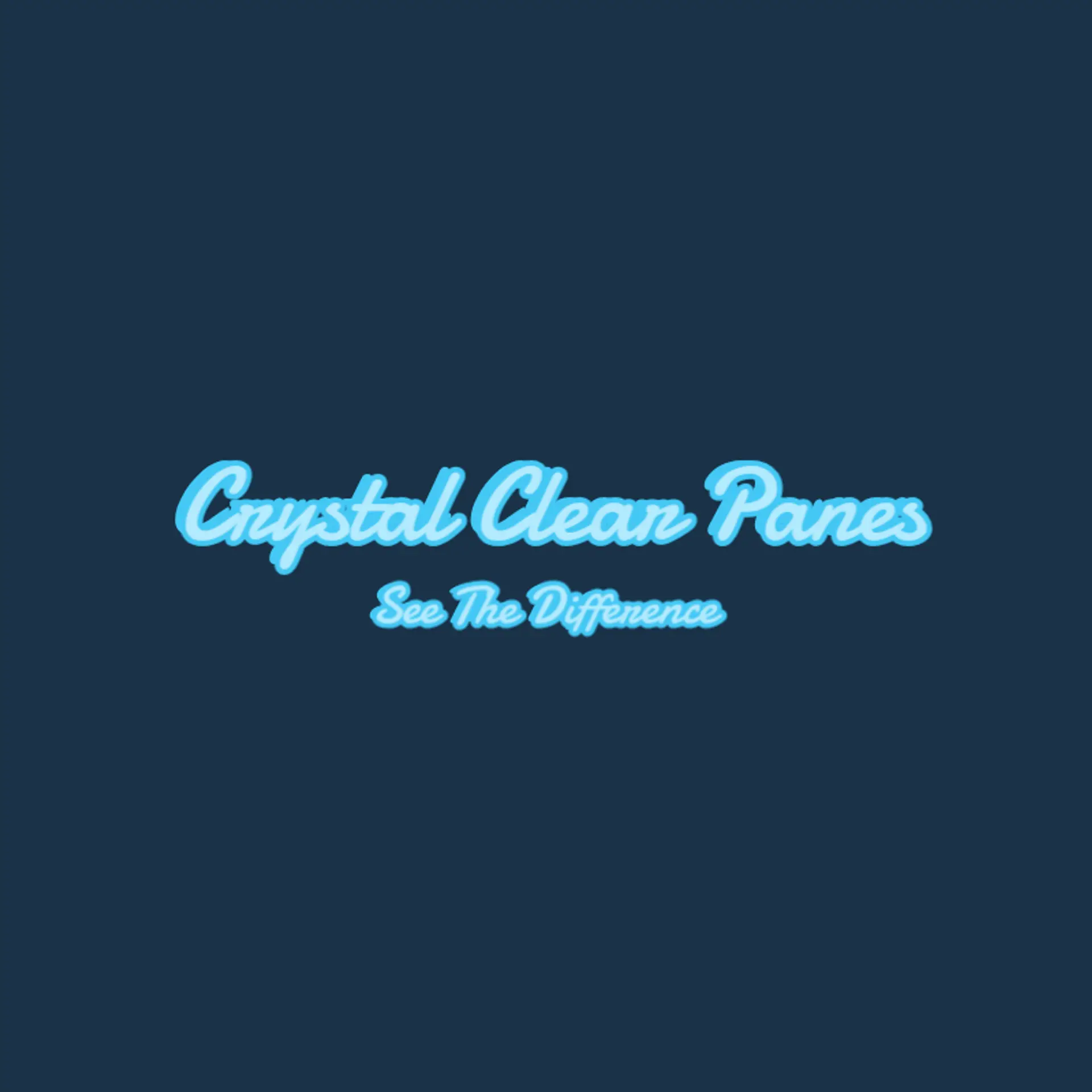 Crystal Clear Panes logo for window cleaning