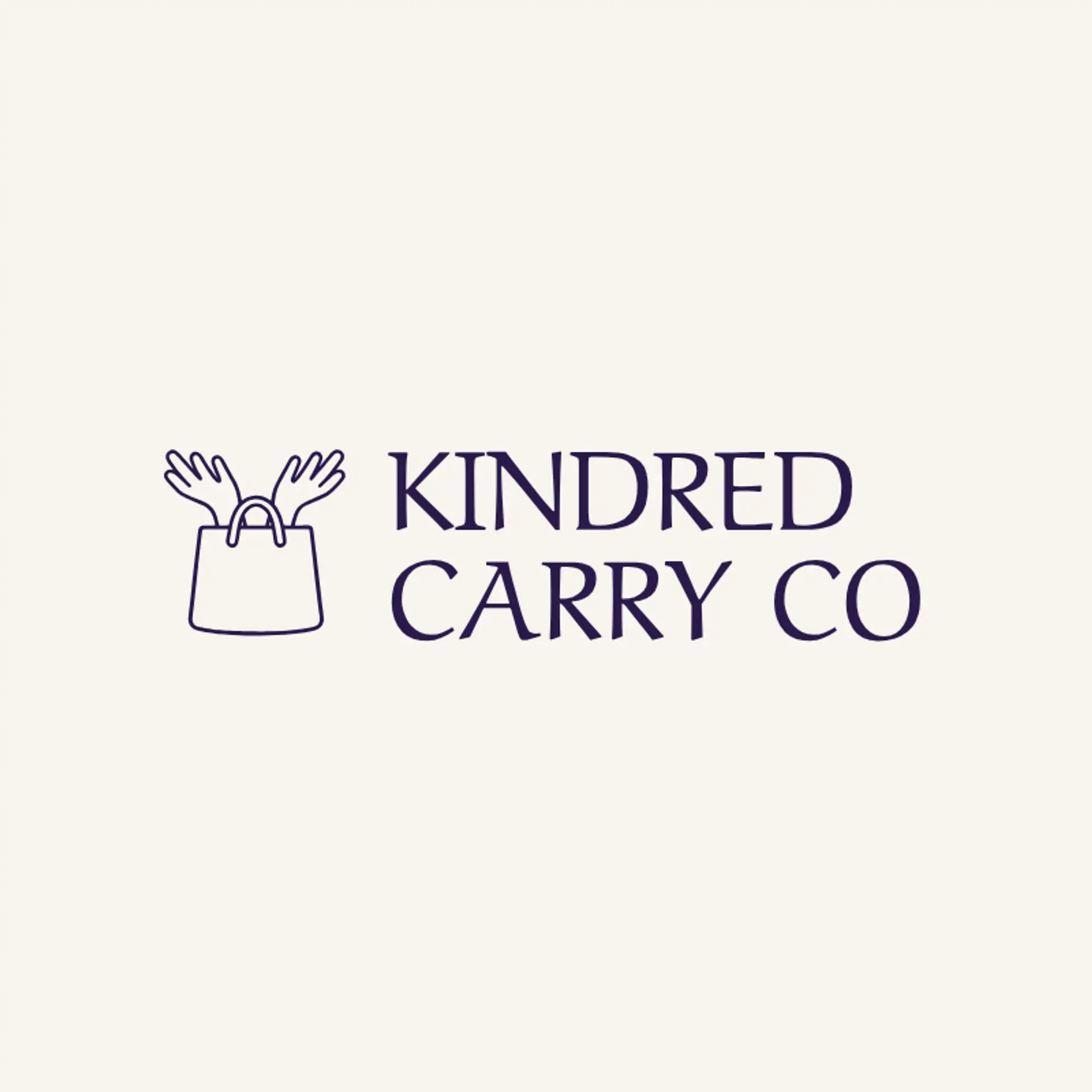 Kindred Carry Co logo for bag