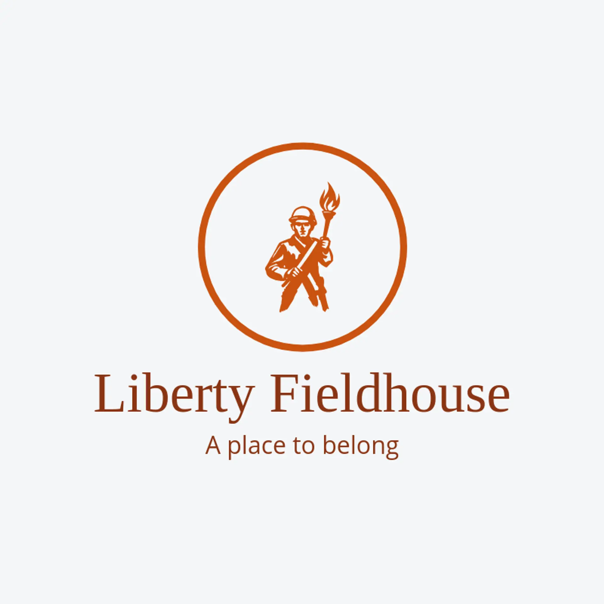 Liberty Fieldhouse logo for soldier