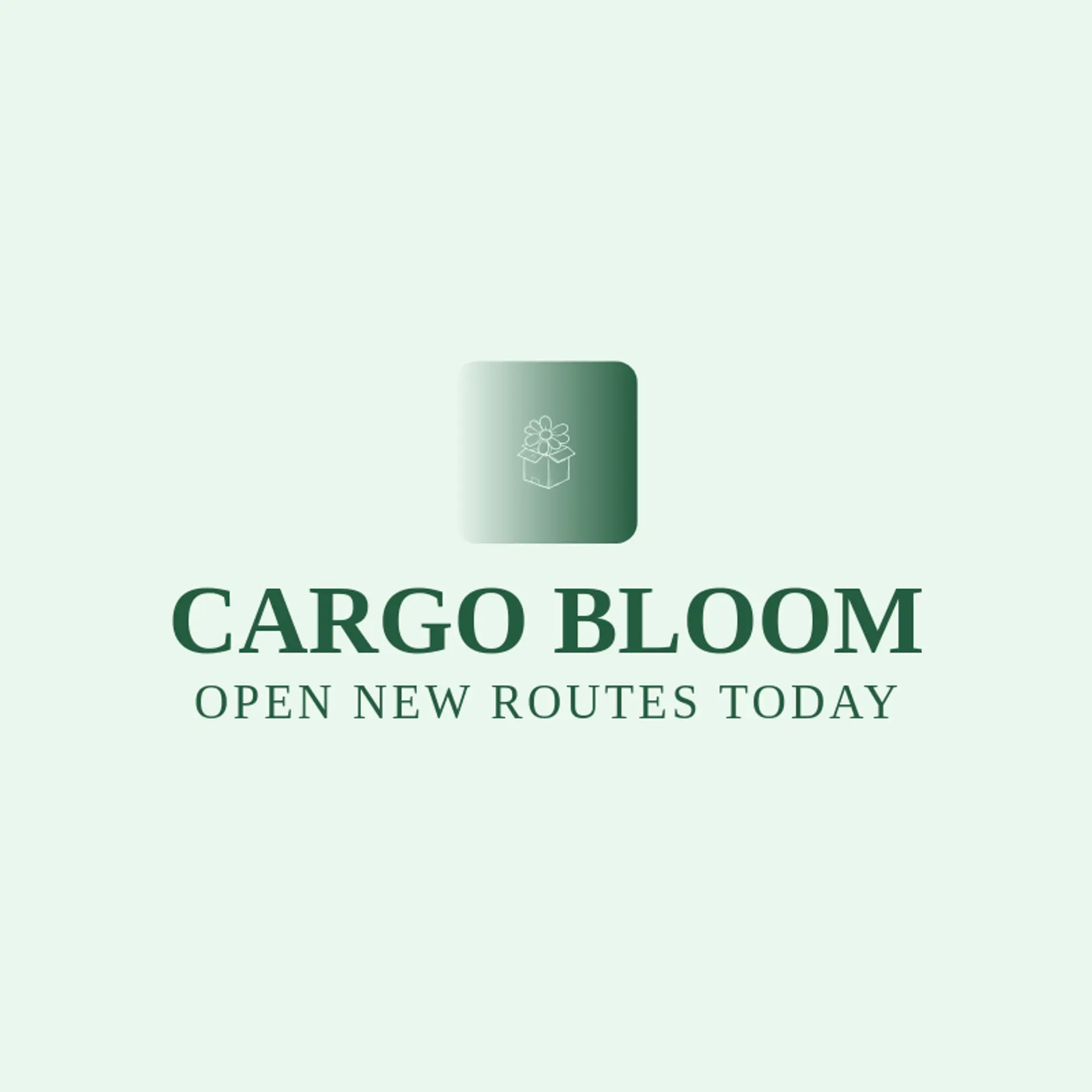 Cargo Bloom logo for shipping