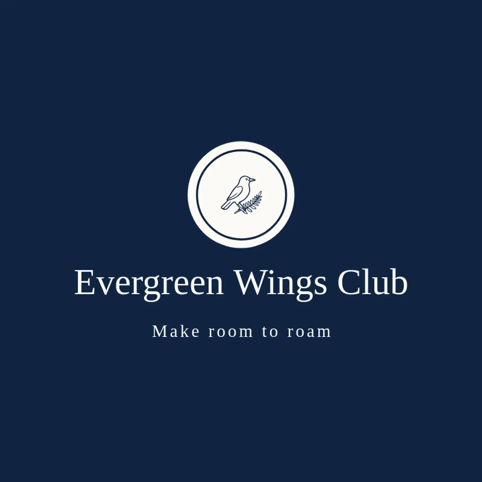 Evergreen Wings Club logo for hood