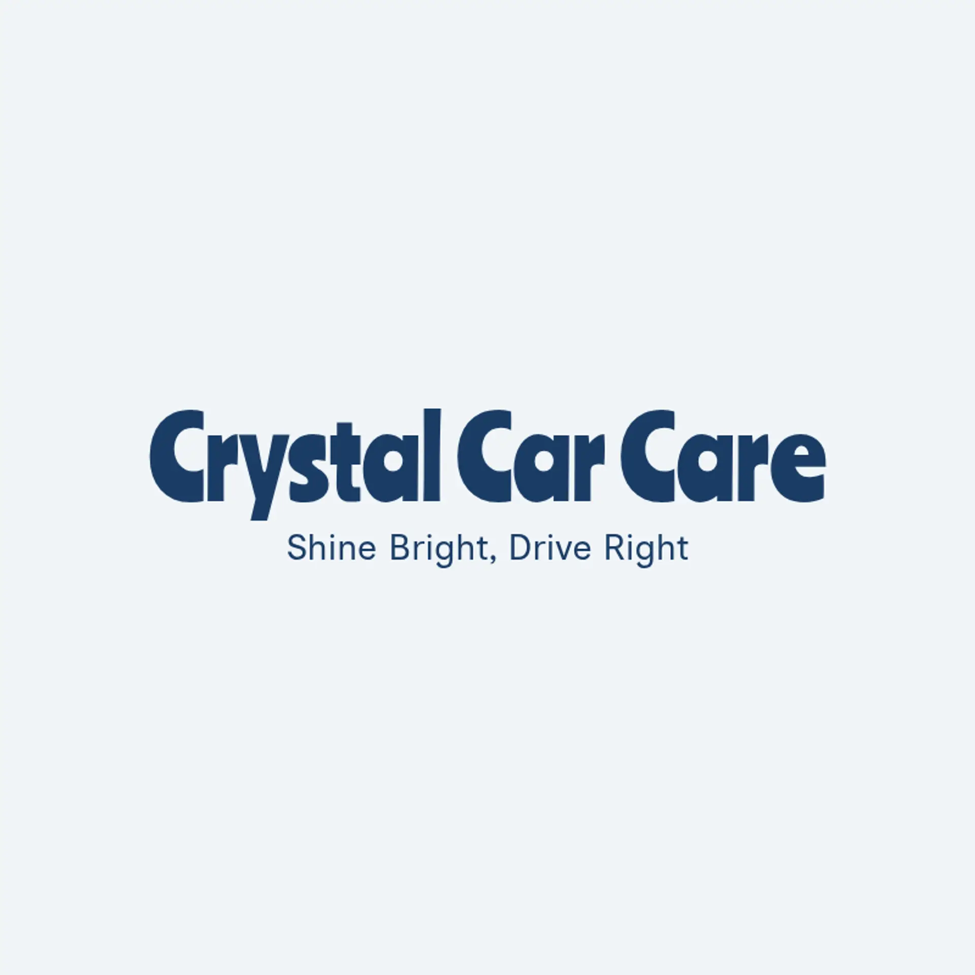 Crystal Car Care logo for car cleaning