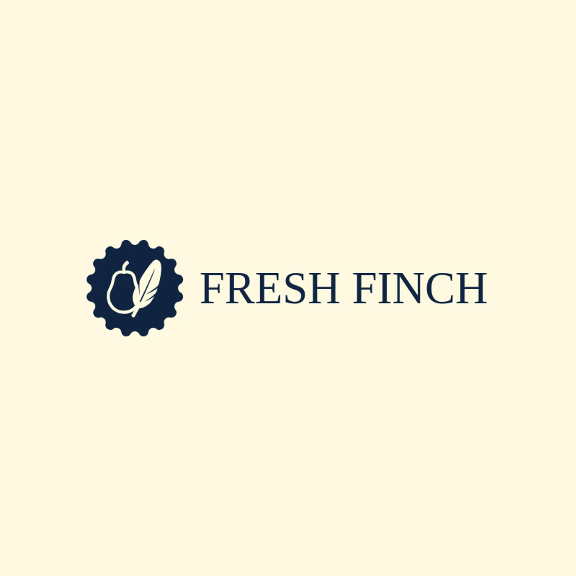 Fresh Finch logo for pear