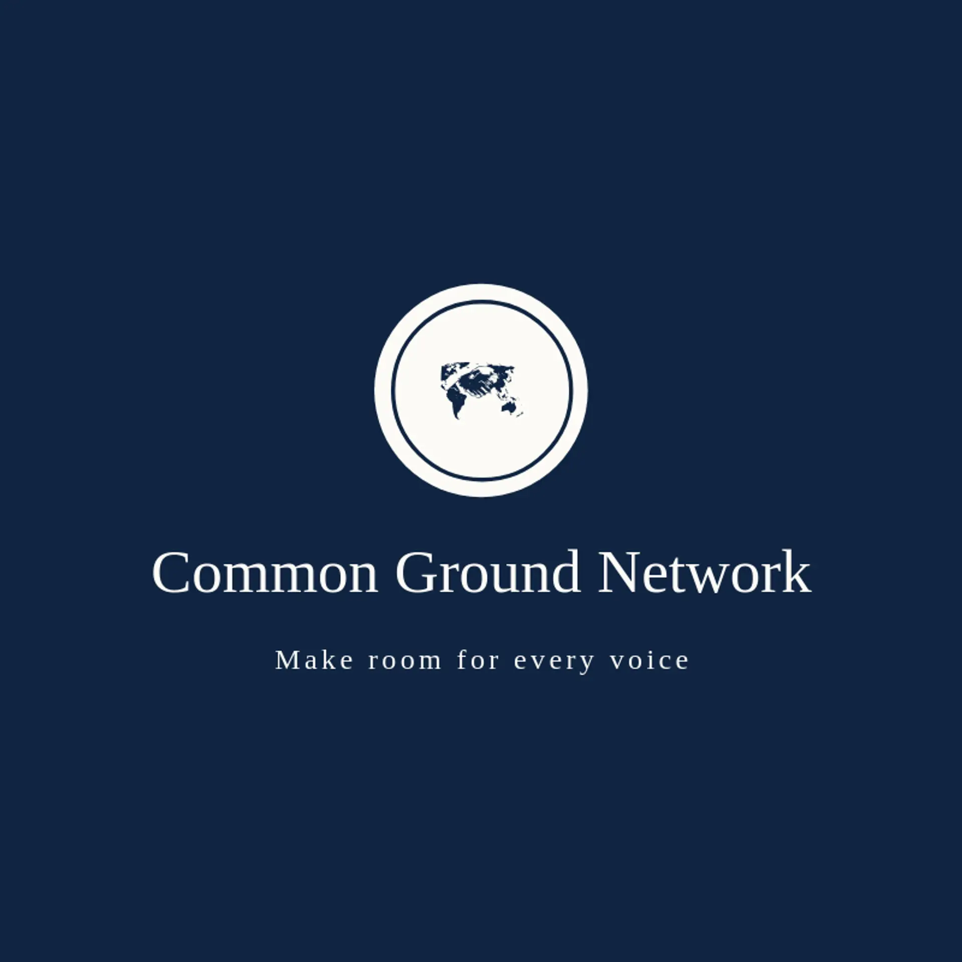 Common Ground Network logo for international