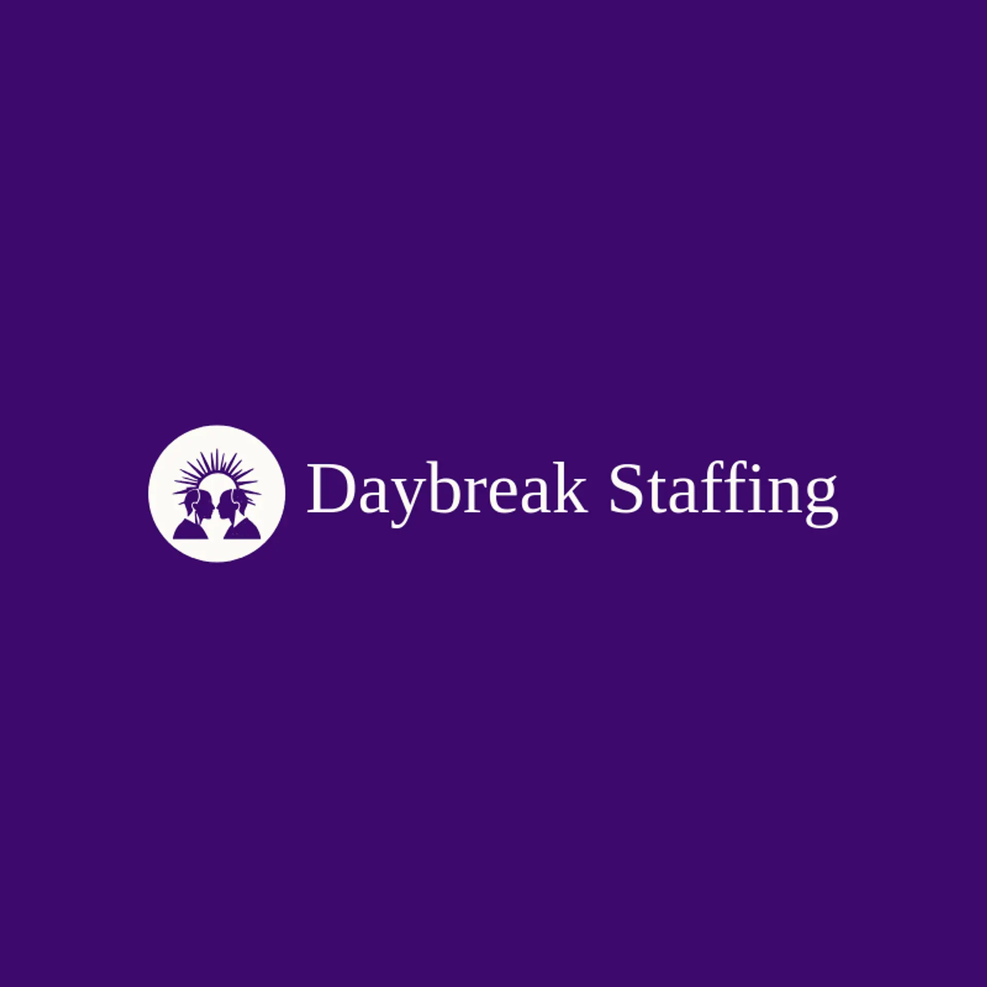 Daybreak Staffing logo for human resources