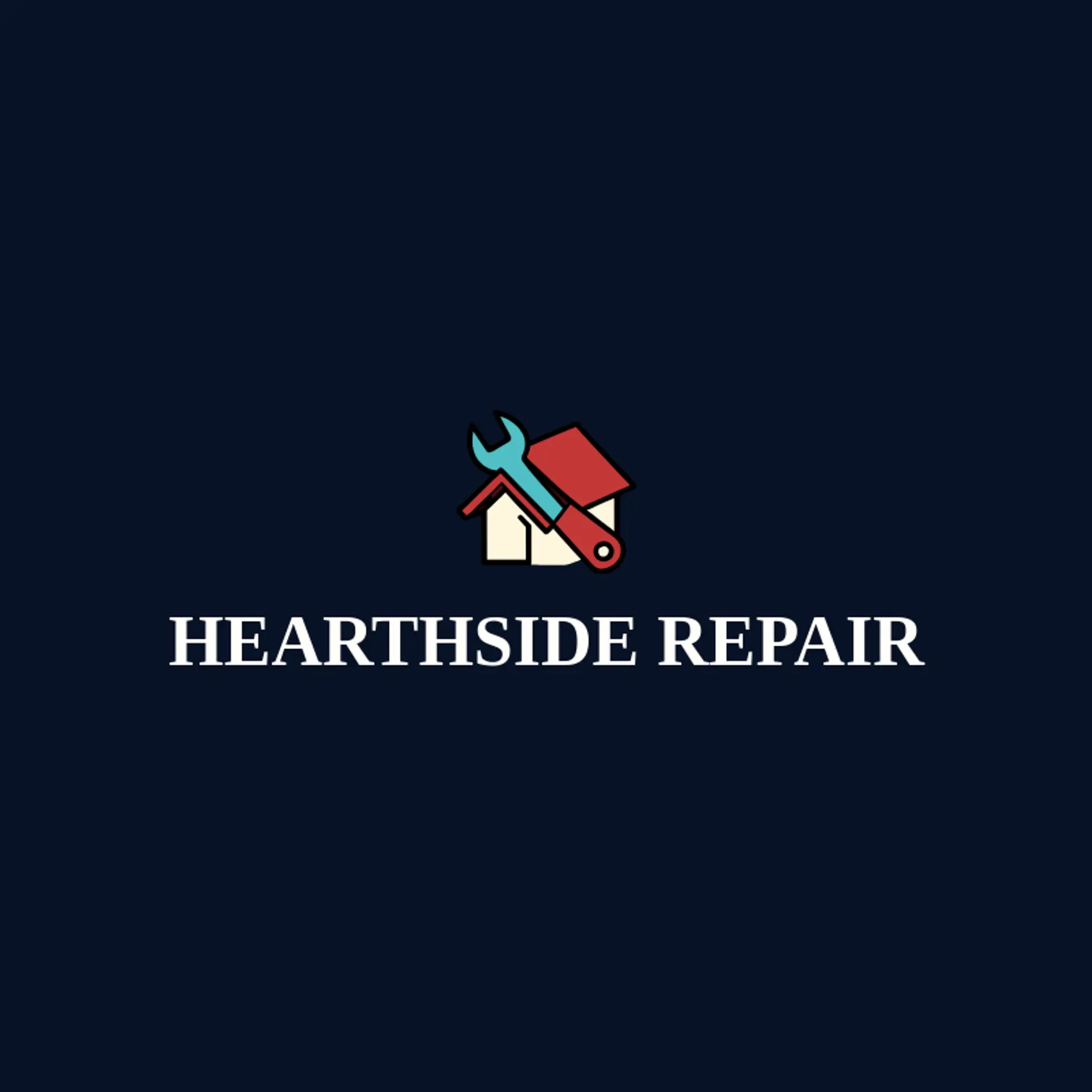Hearthside Repair logo for home repair