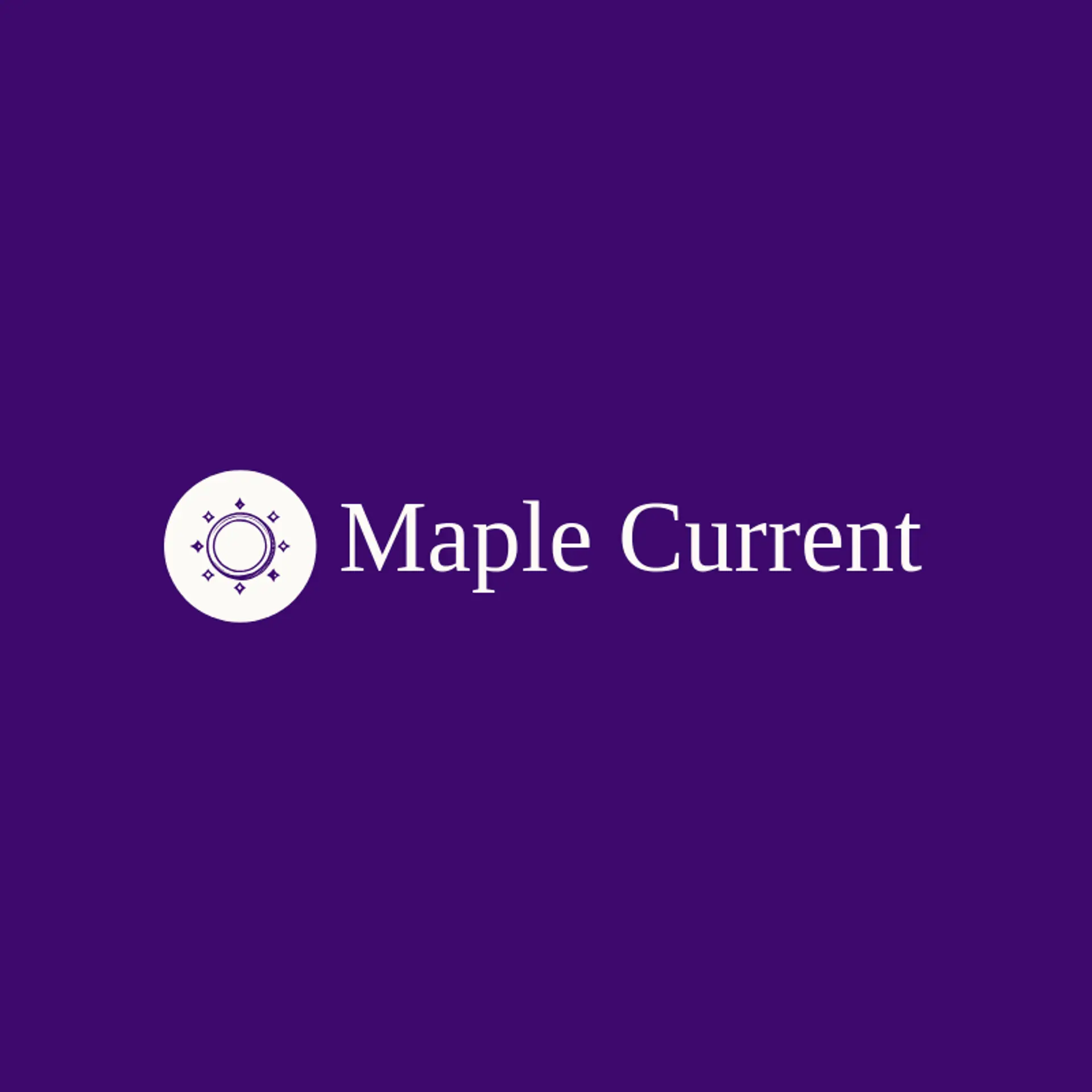 Maple Current logo for fintech