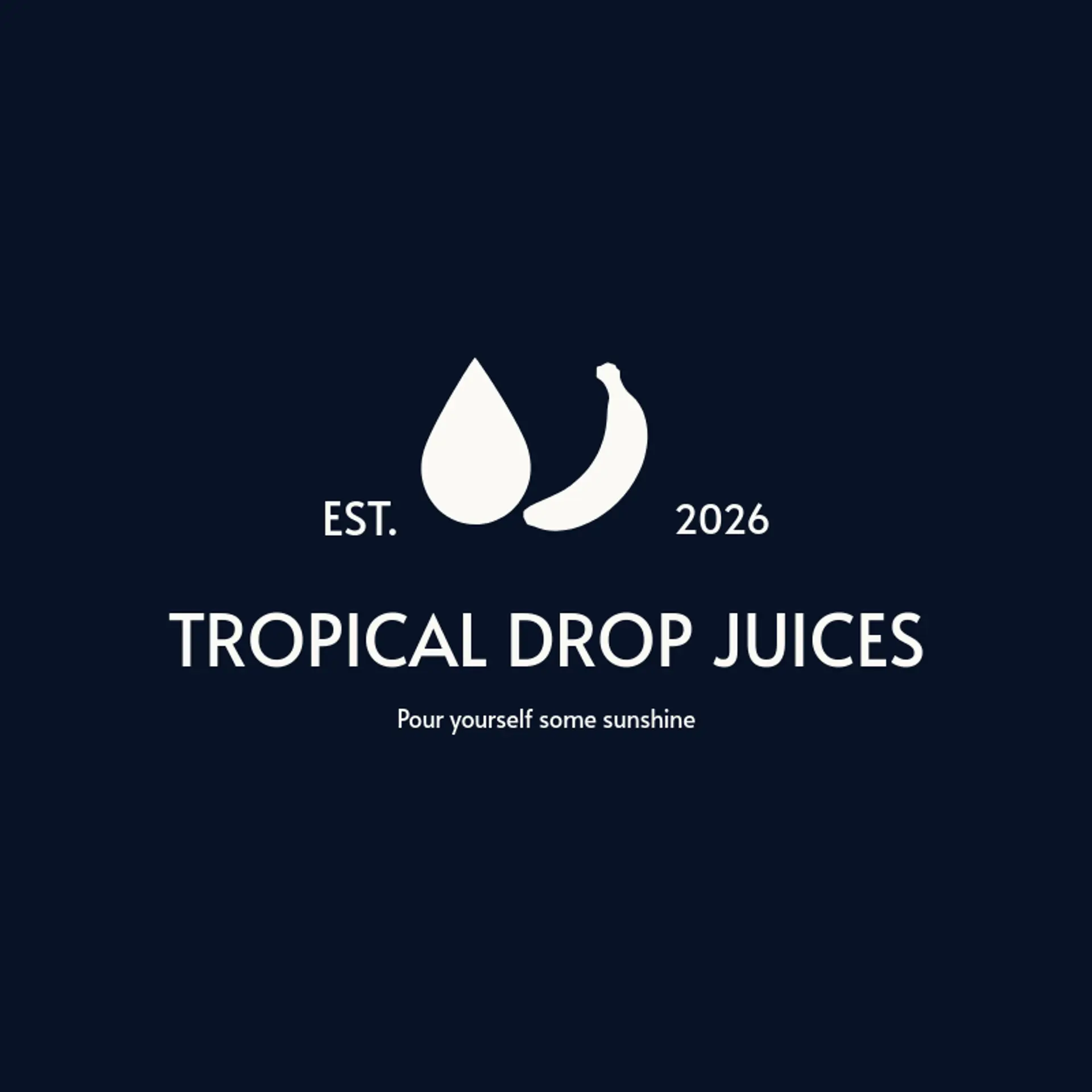Tropical Drop Juices logo for banana