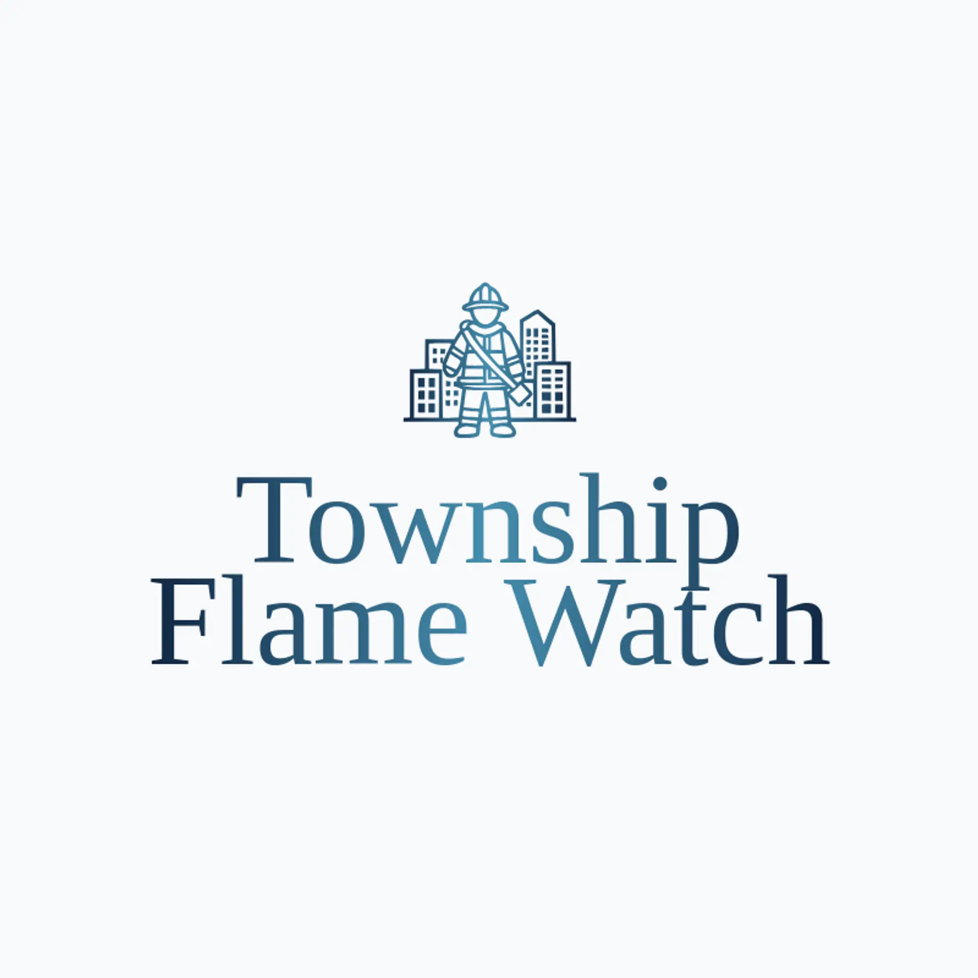 Township Flame Watch logo for fireman