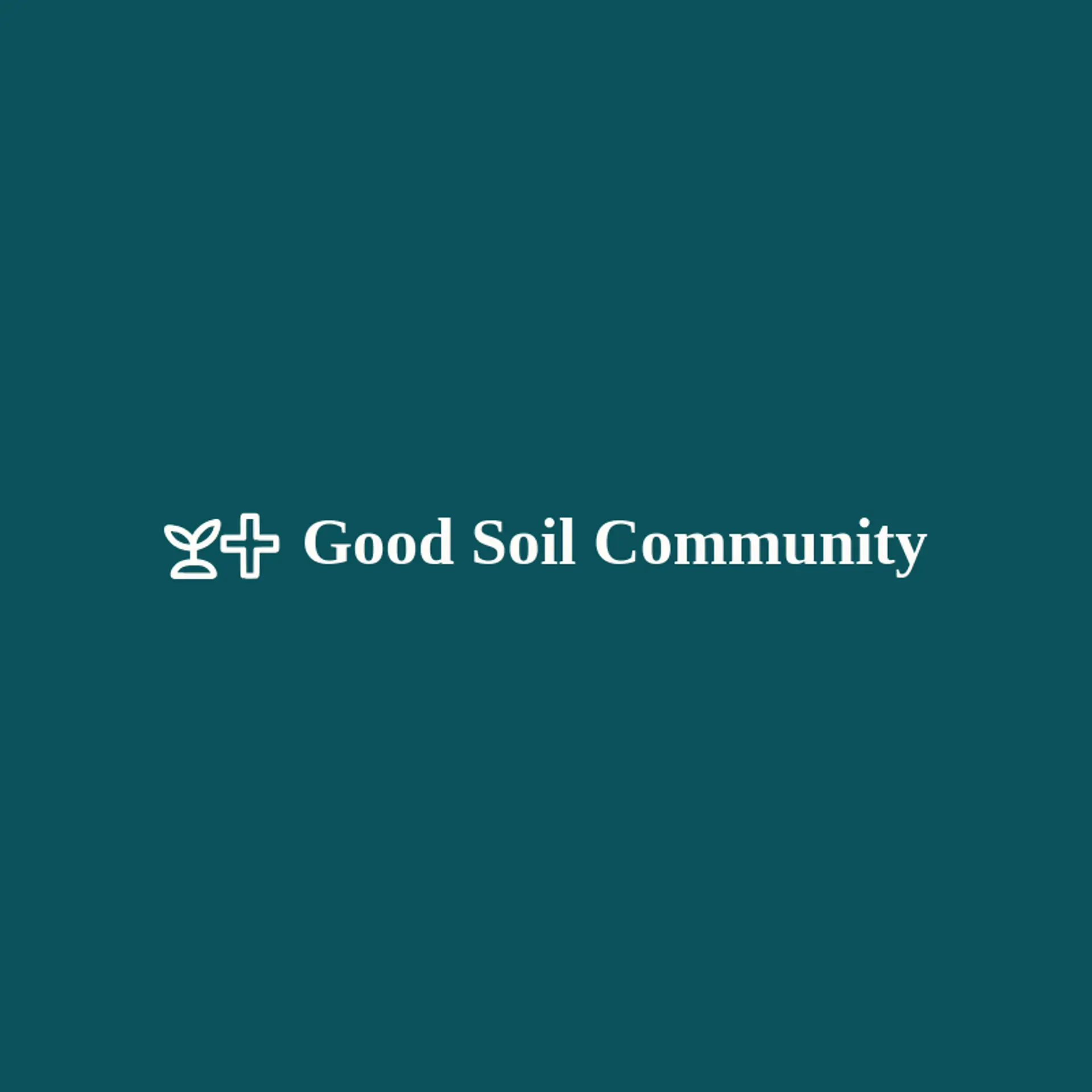 Good Soil Community logo for faith