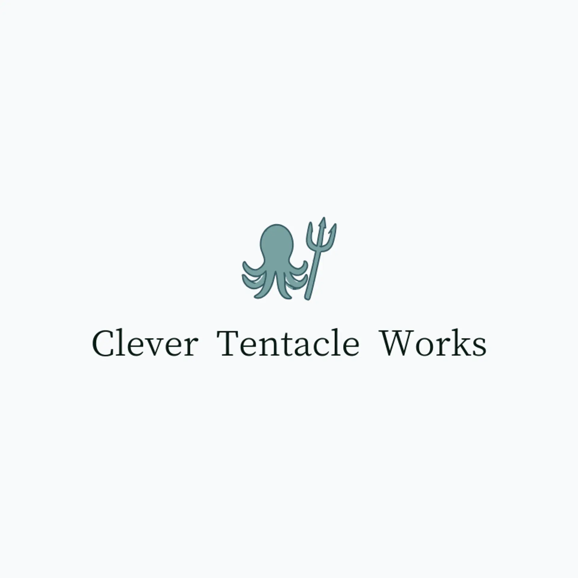 Clever Tentacle Works logo for octopus
