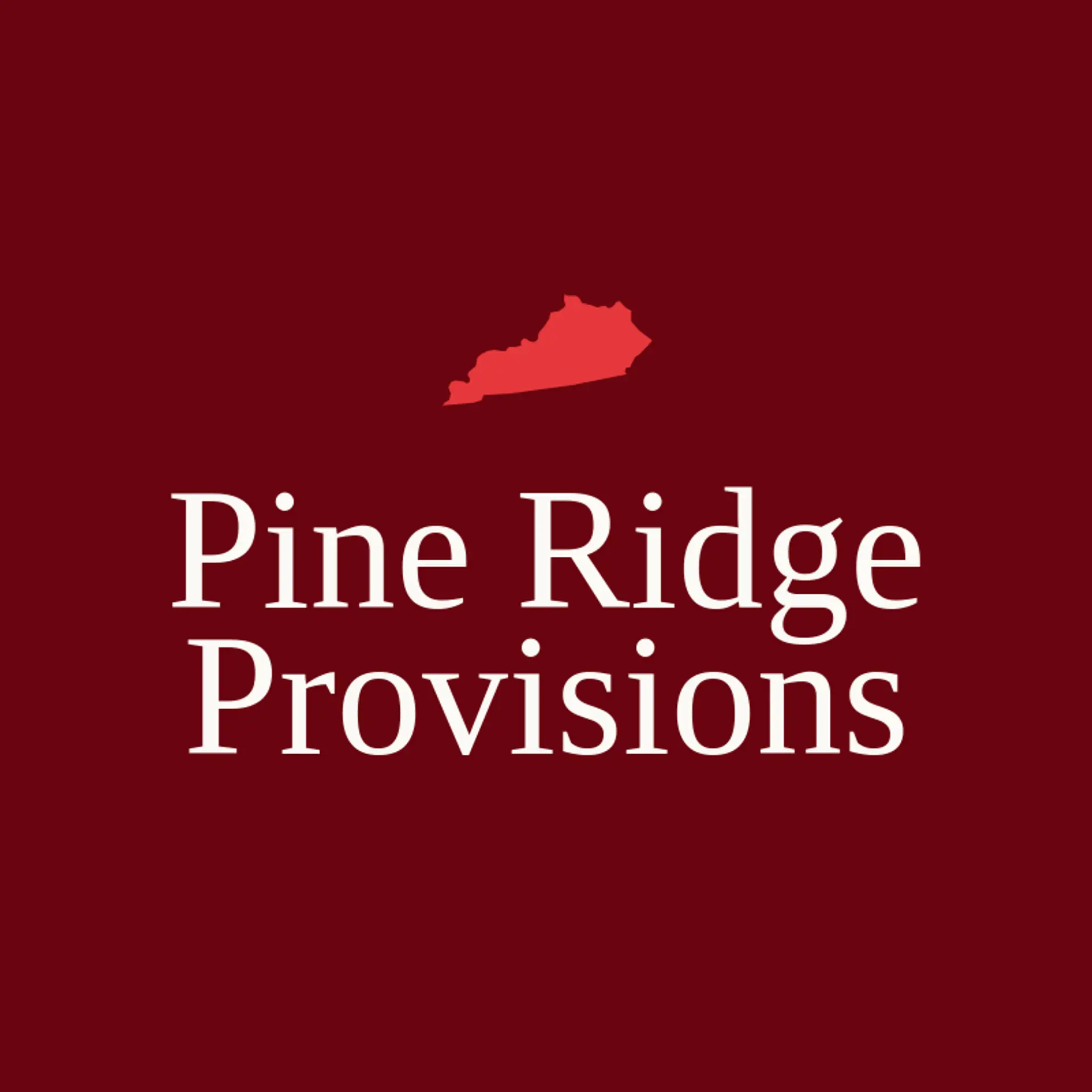 Pine Ridge Provisions logo for kentucky