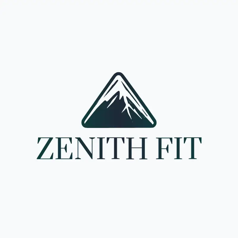 The personal training name Zenith Fit as a branded logo with a single color icon