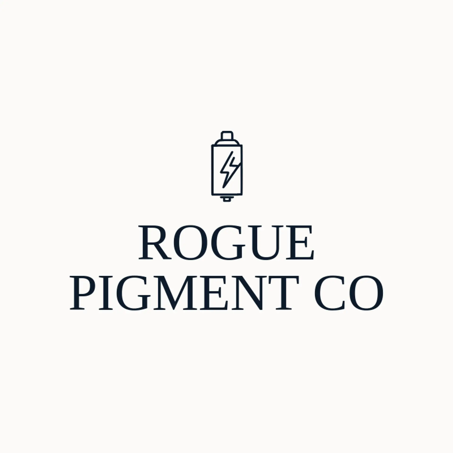 Rogue Pigment Co logo for spray paint