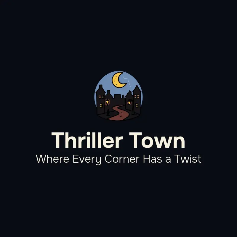 The movie name Thriller Town as a branded logo with a color icon