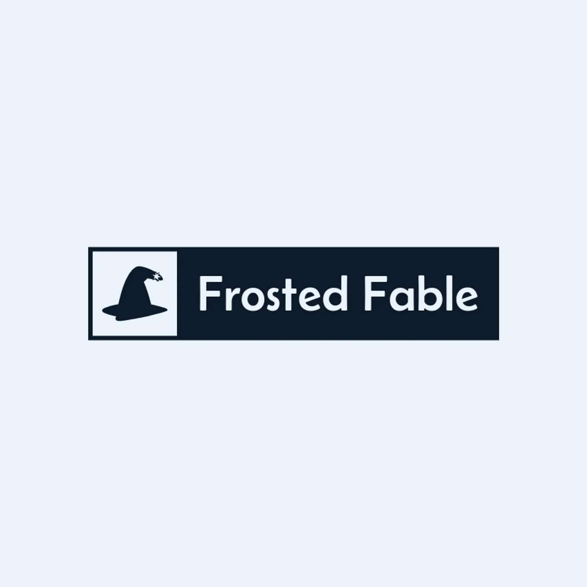 Frosted Fable logo for fantasy