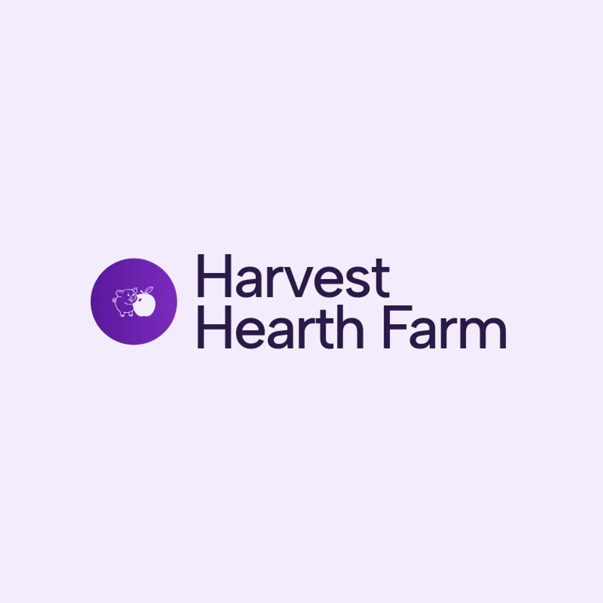 Harvest Hearth Farm logo for farm
