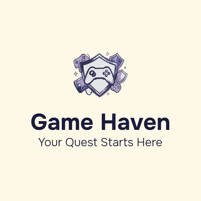 The Twitch name Game Haven as a branded logo with a color icon