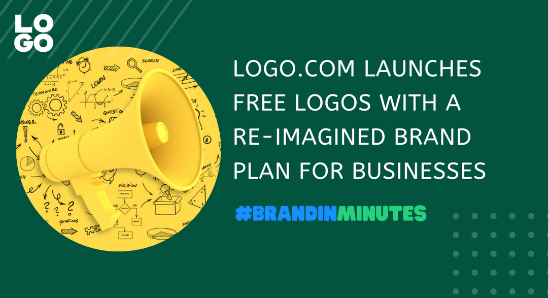 Professional Logo Maker, LOGO.Com, Makes Its Logos Free And Introduces Brand Plan, An All-In-One Branding Solution