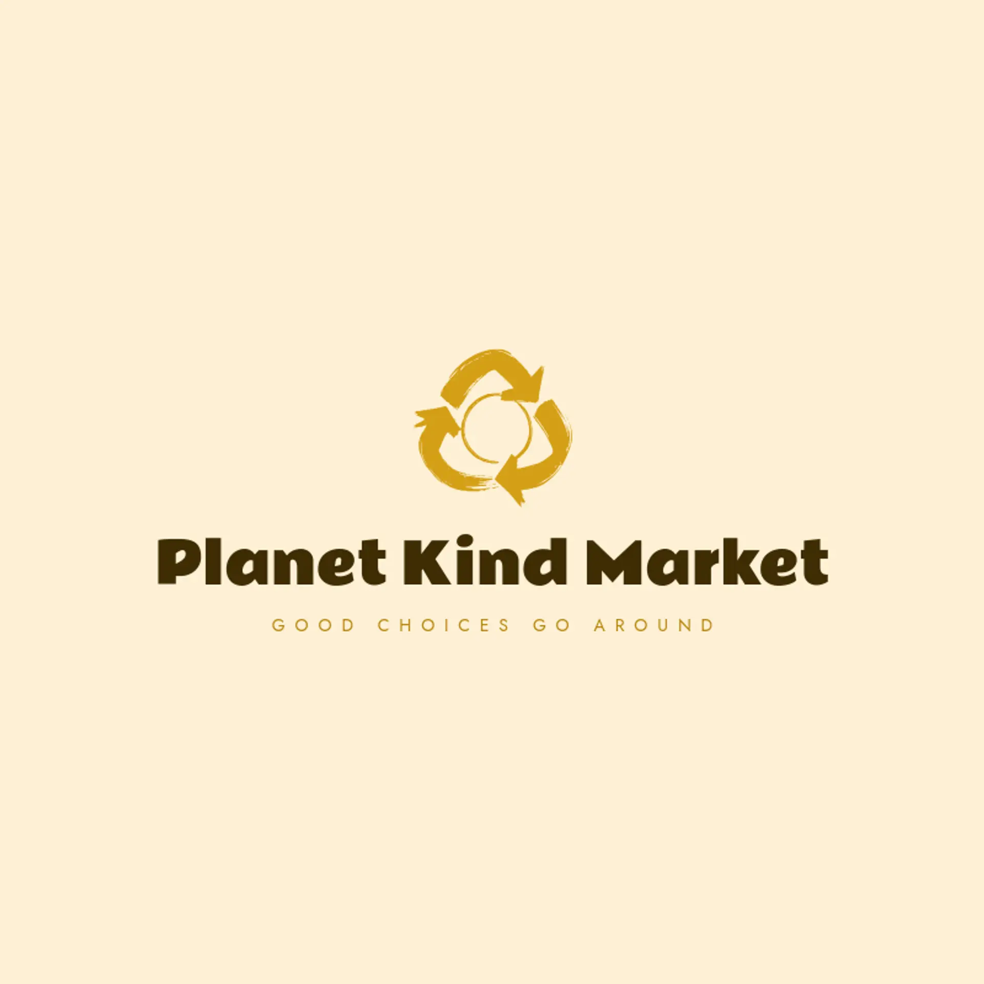 Planet Kind Market logo for recycle