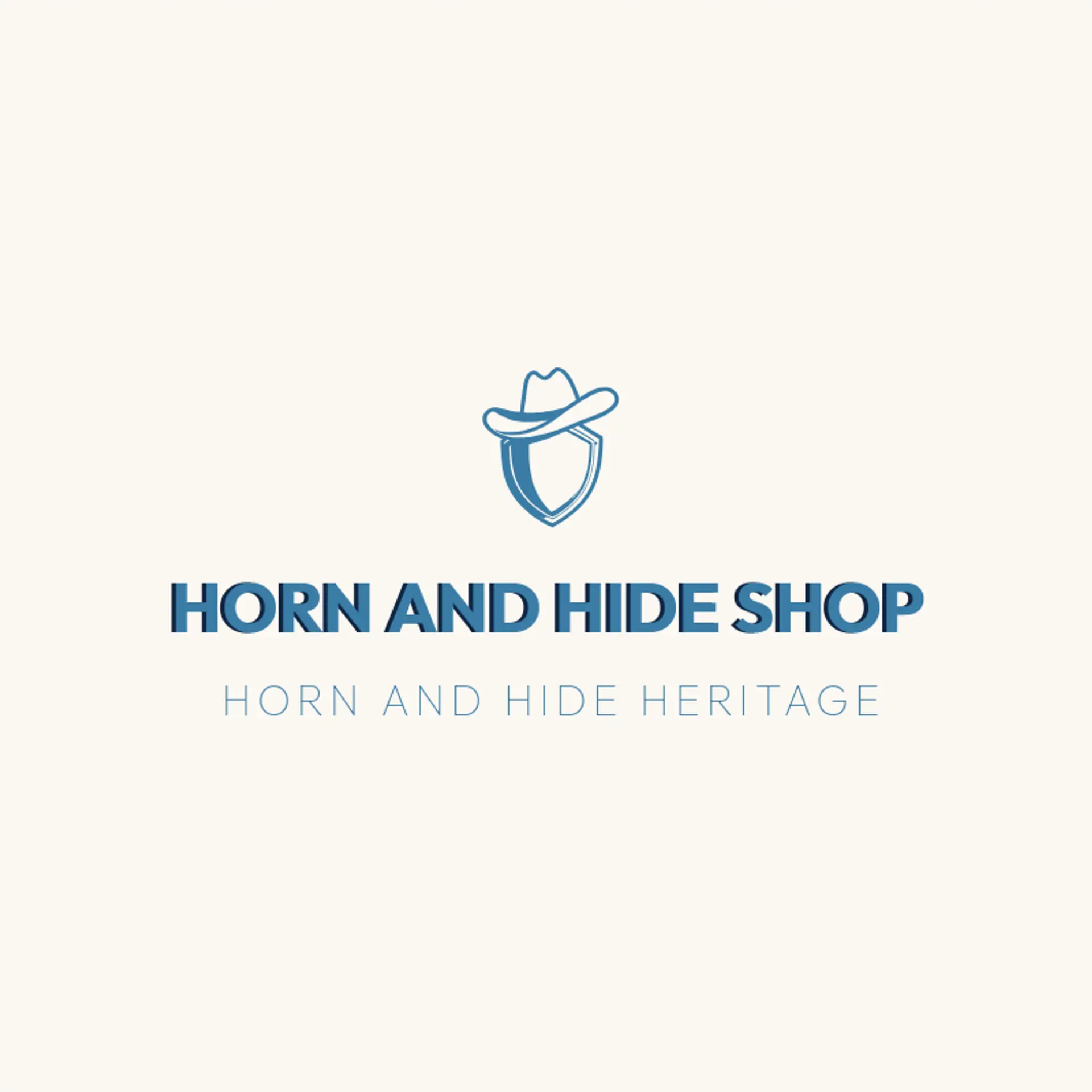 Horn and Hide Shop logo for cowboy hat