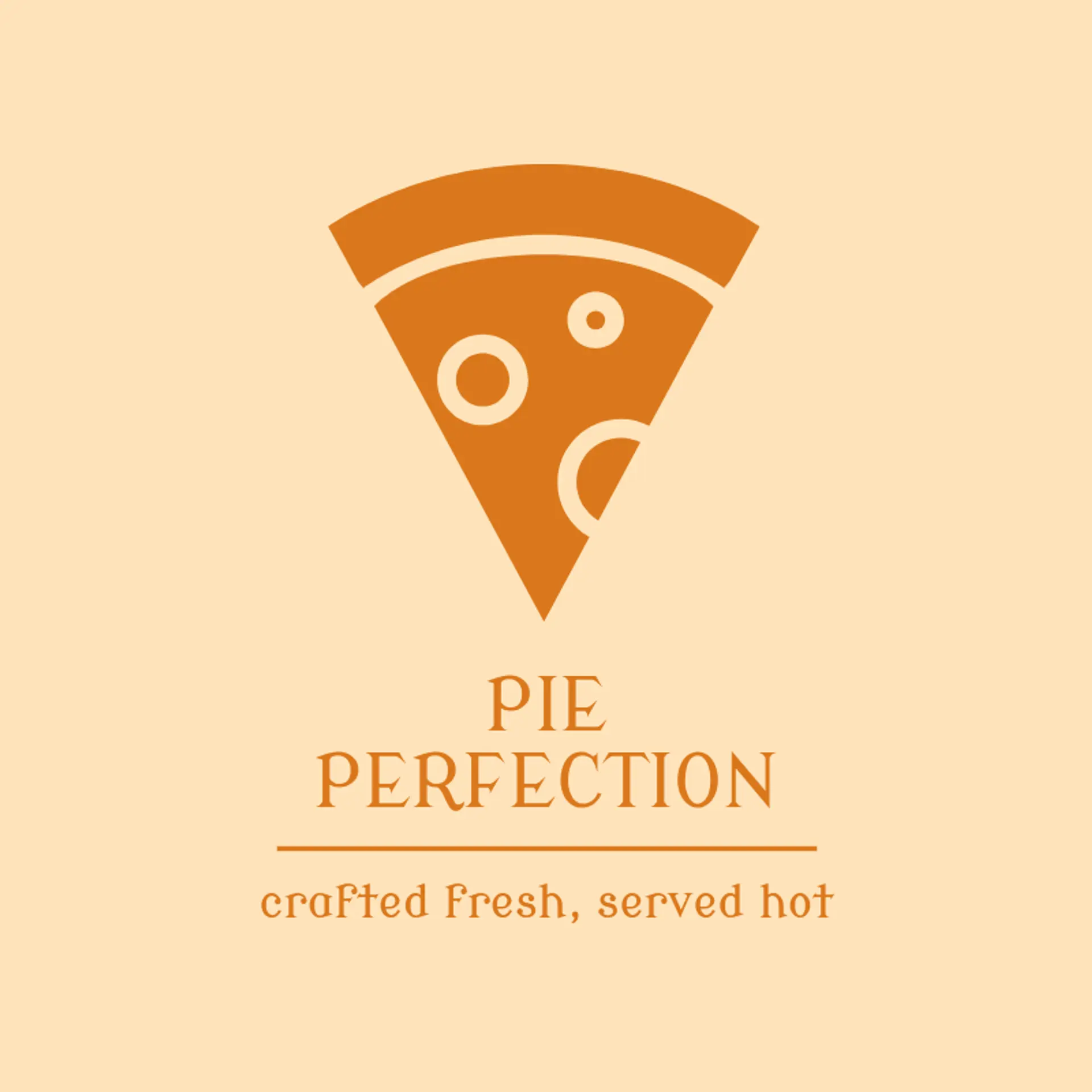 dough & fire pizzeria logo for pizza restaurant