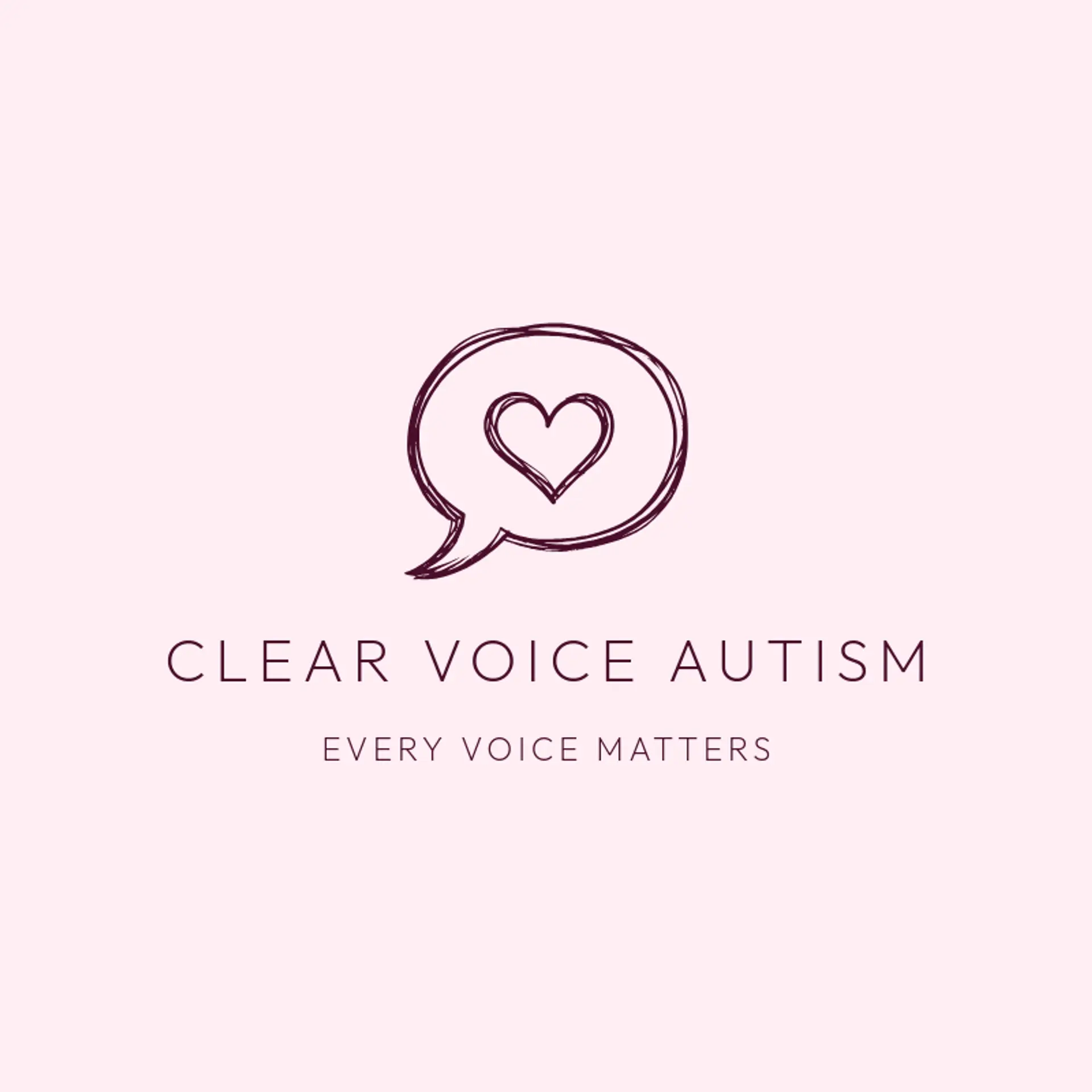 Clear Voice Autism logo for autism