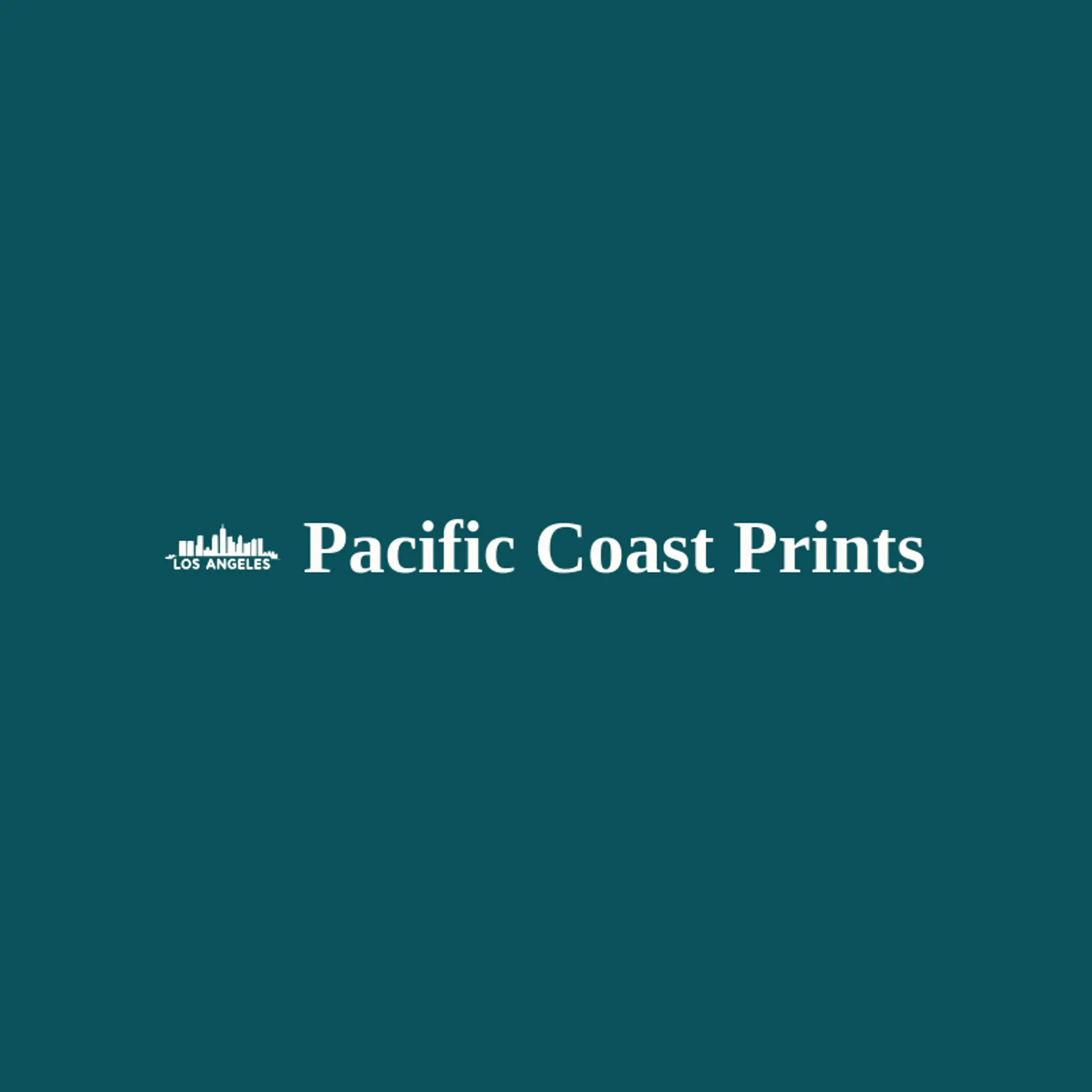 Pacific Coast Prints logo for los angeles