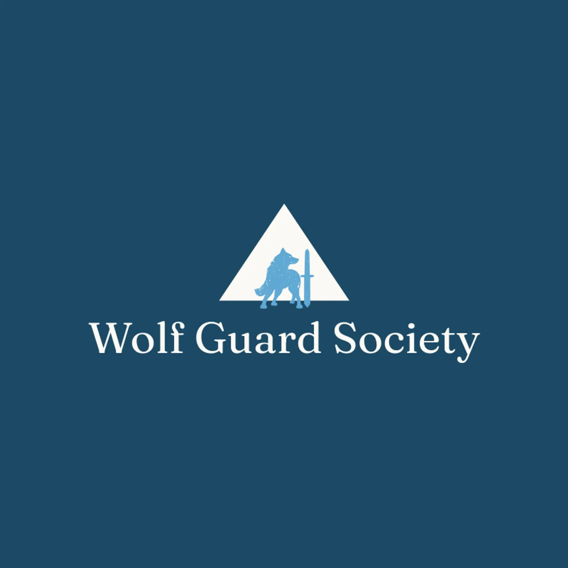 Wolf Guard Society logo for sword
