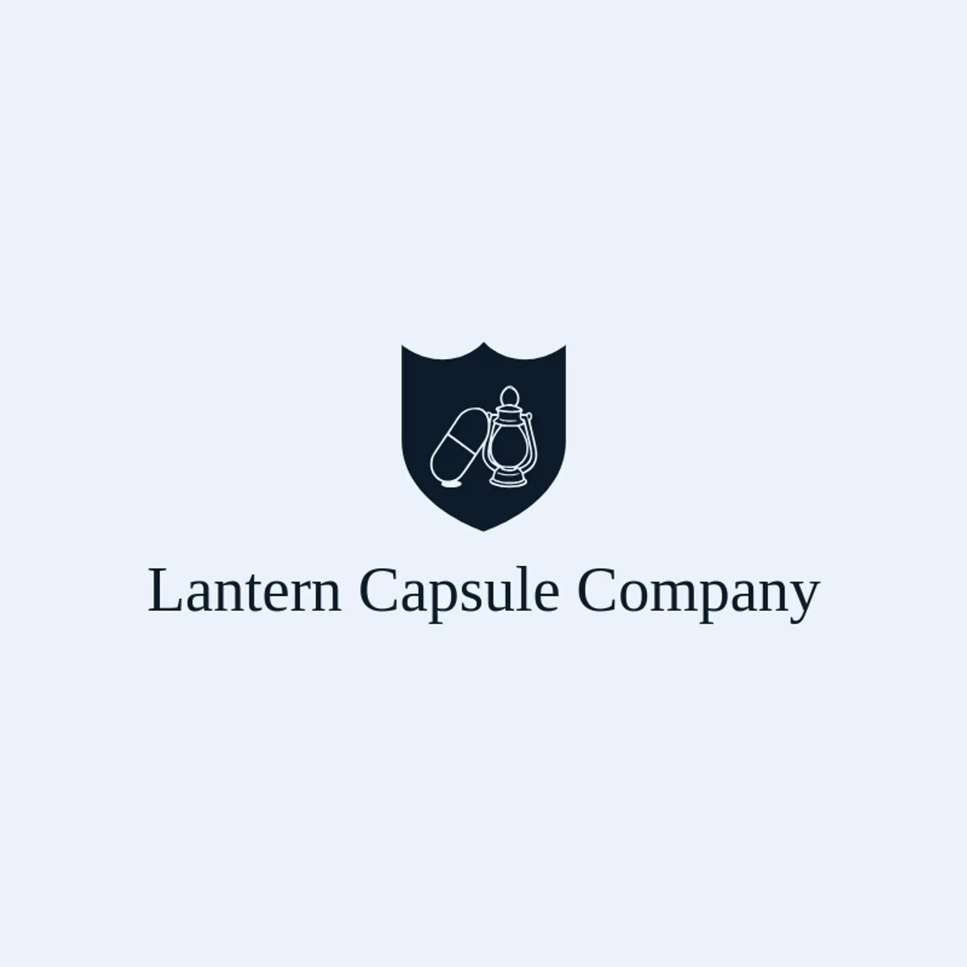 Lantern Capsule Company logo for pill