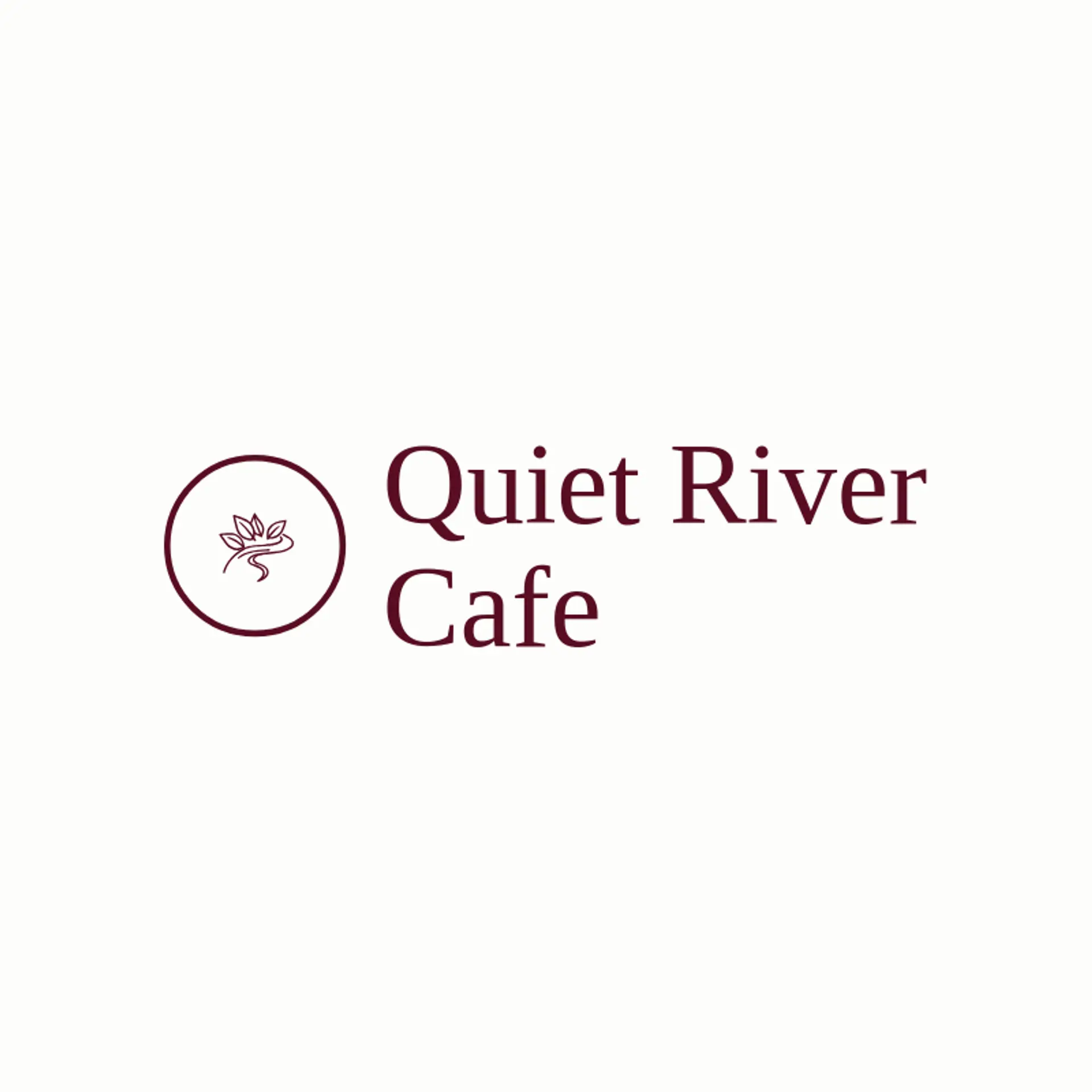 Quiet River Cafe logo for chinese food