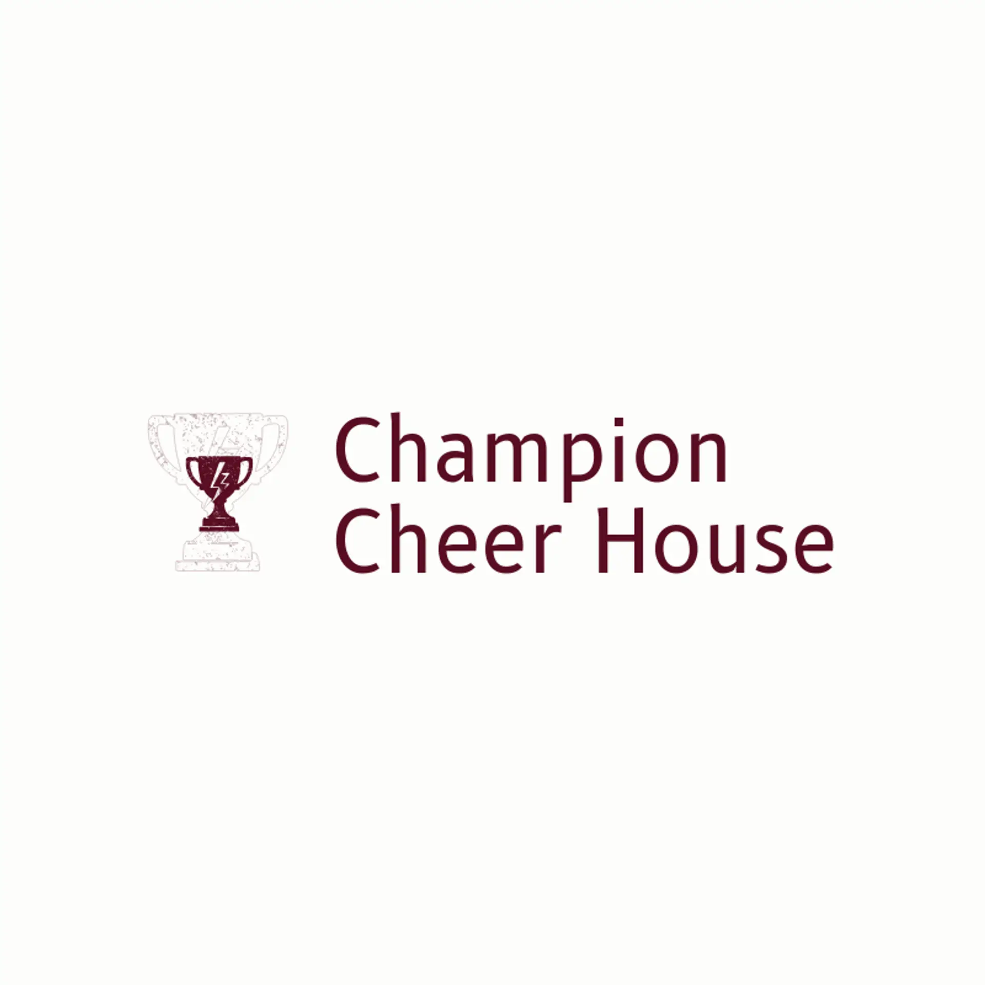 Champion Cheer House logo for cheerleading