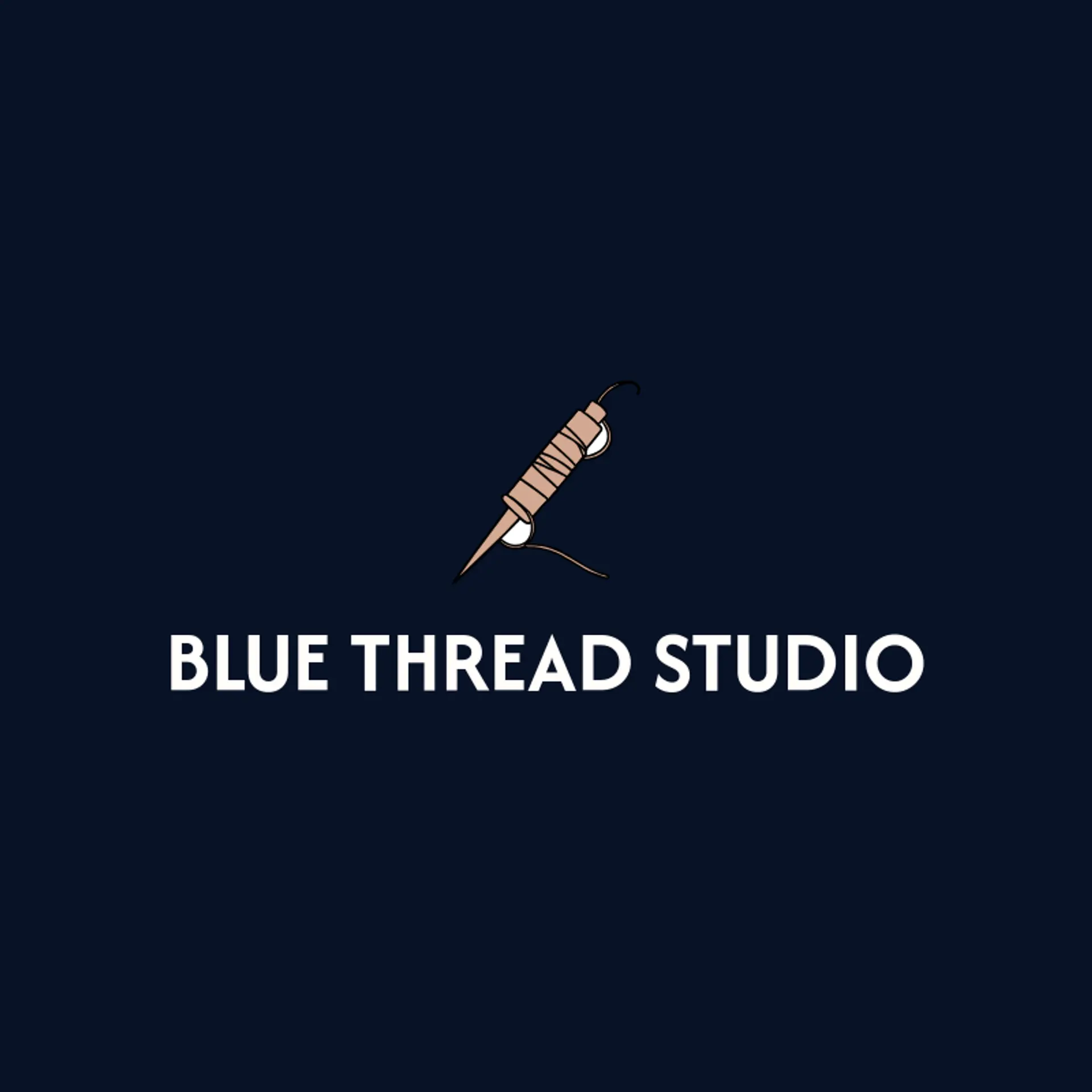 Blue Thread Studio logo for embroidery