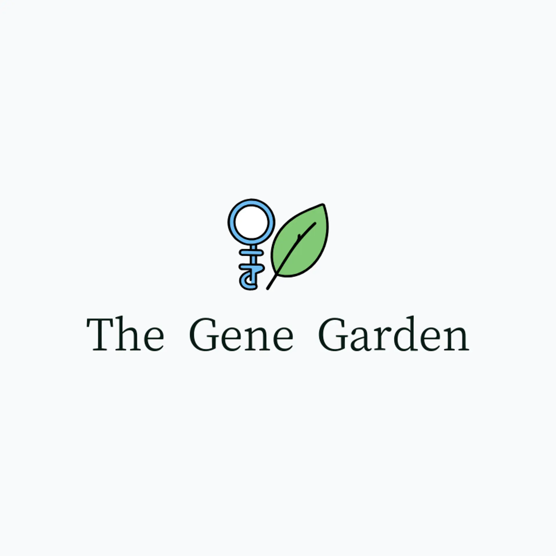 The Gene Garden logo for biology