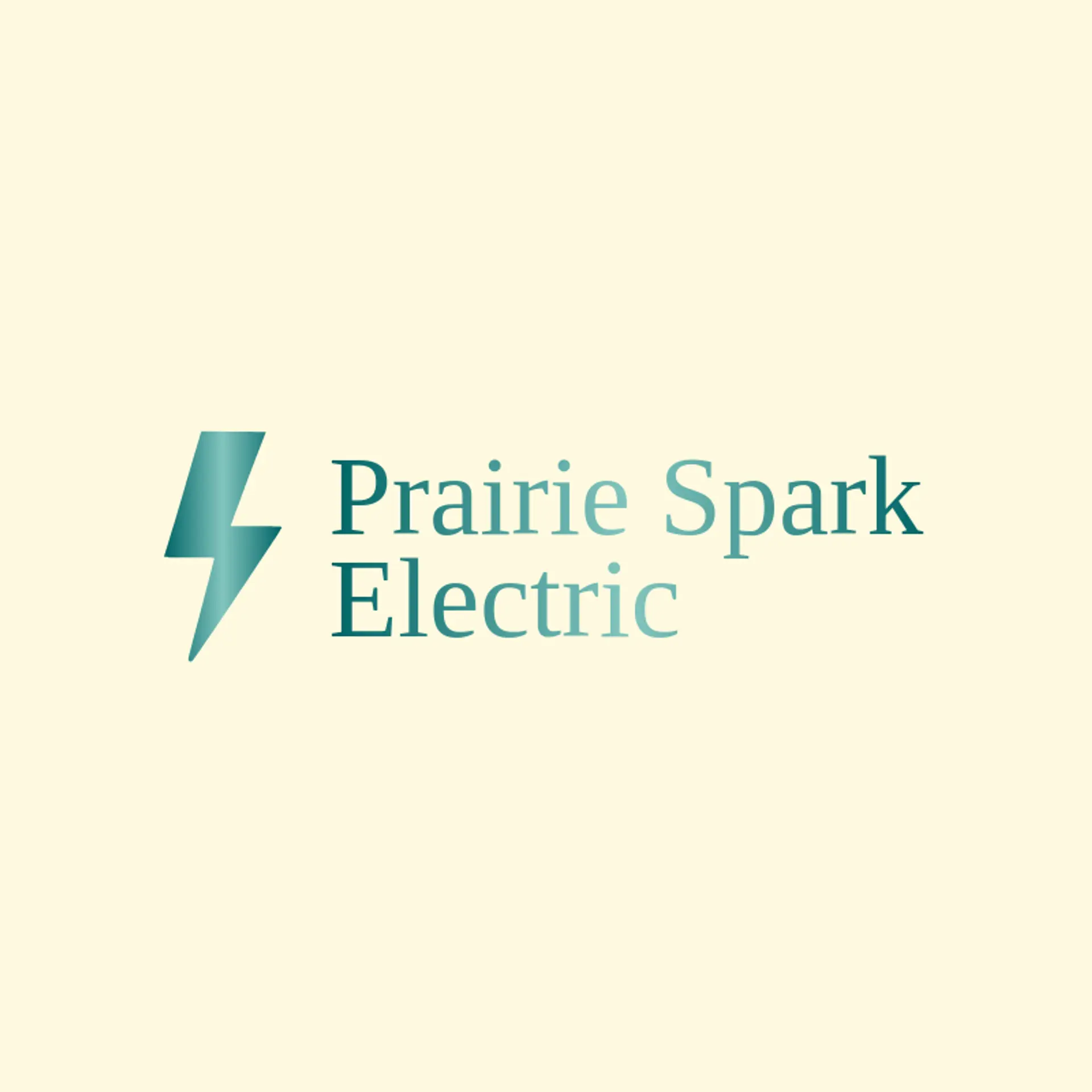 Prairie Spark Electric logo for electricity