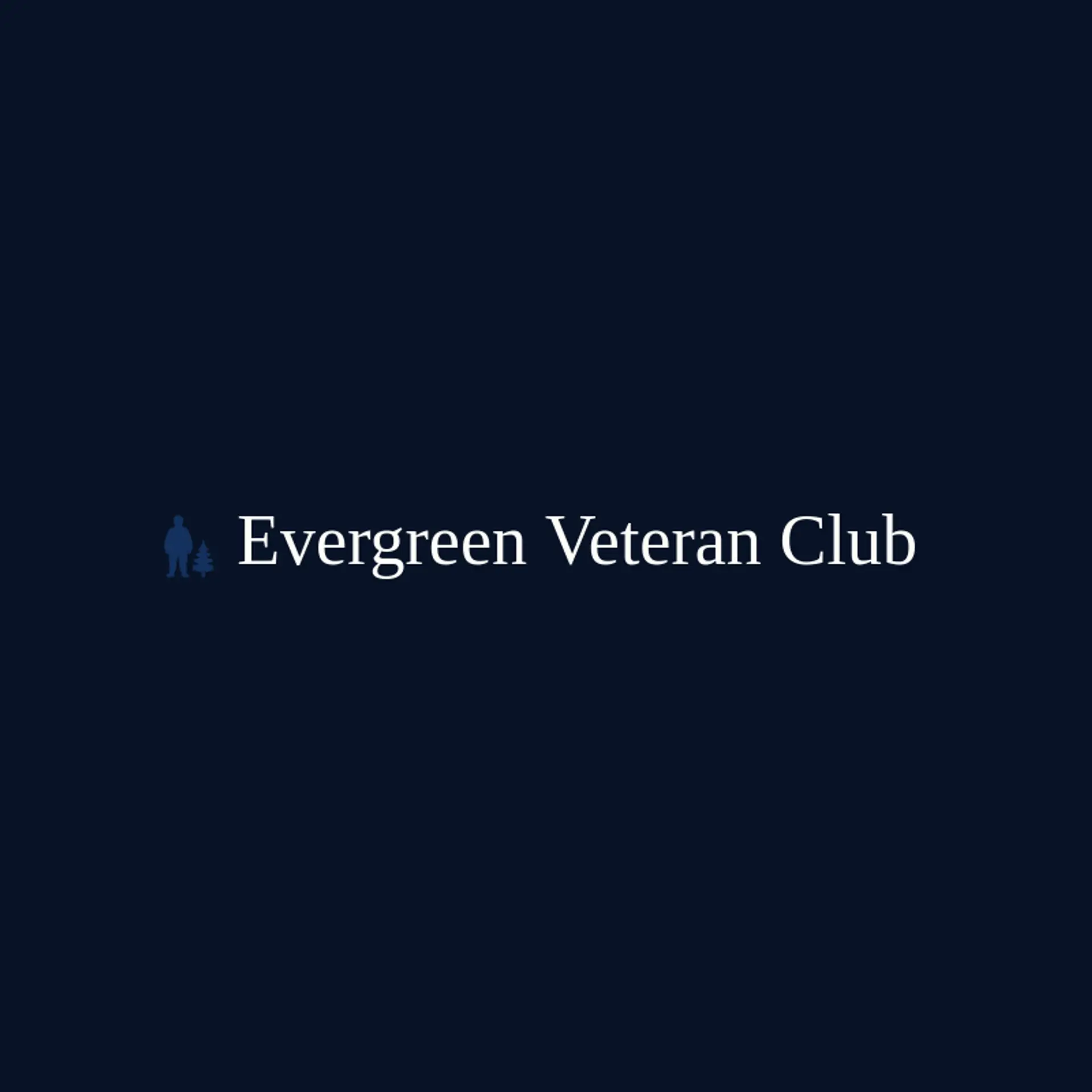 Evergreen Veteran Club logo for soldier