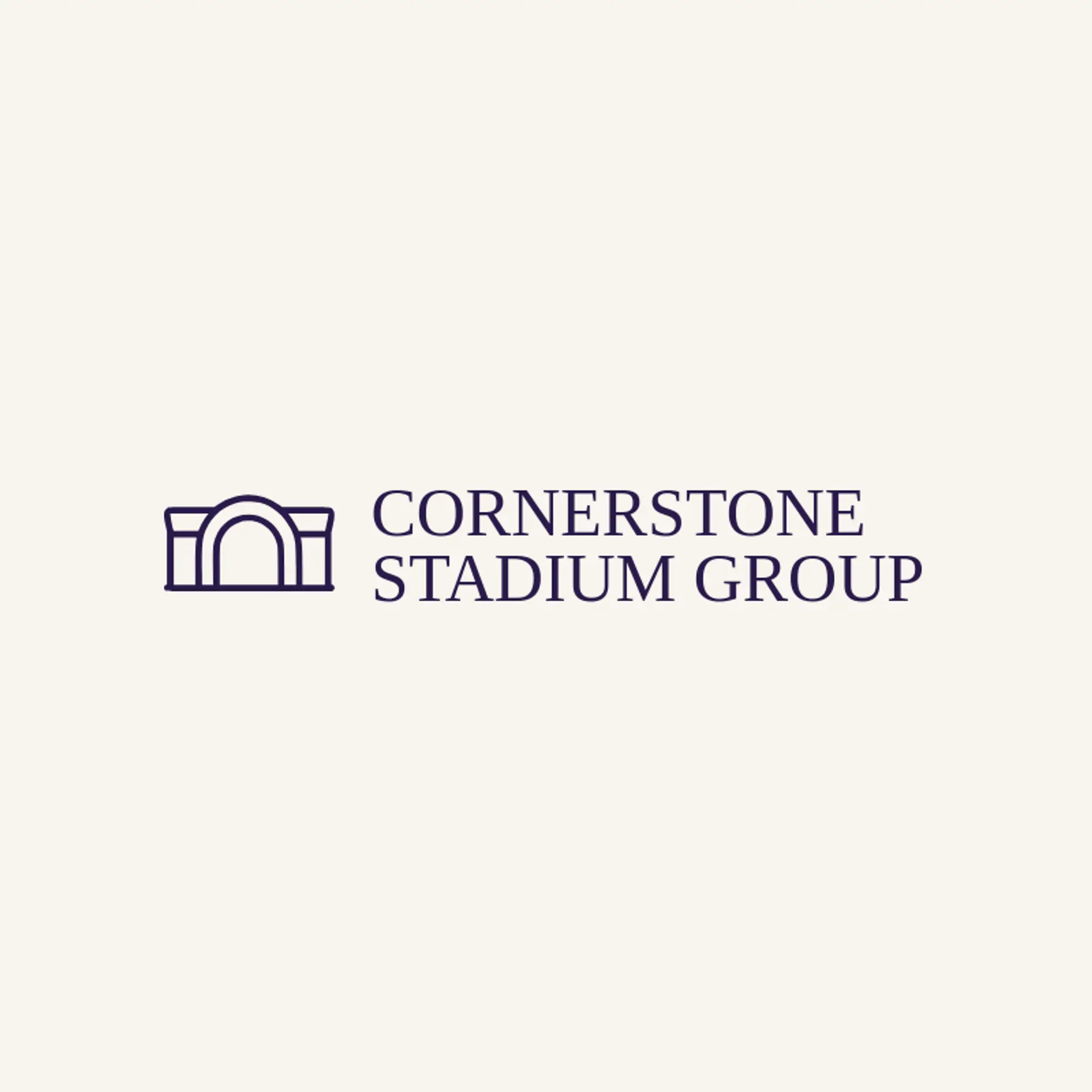 Cornerstone Stadium Group logo for stadium