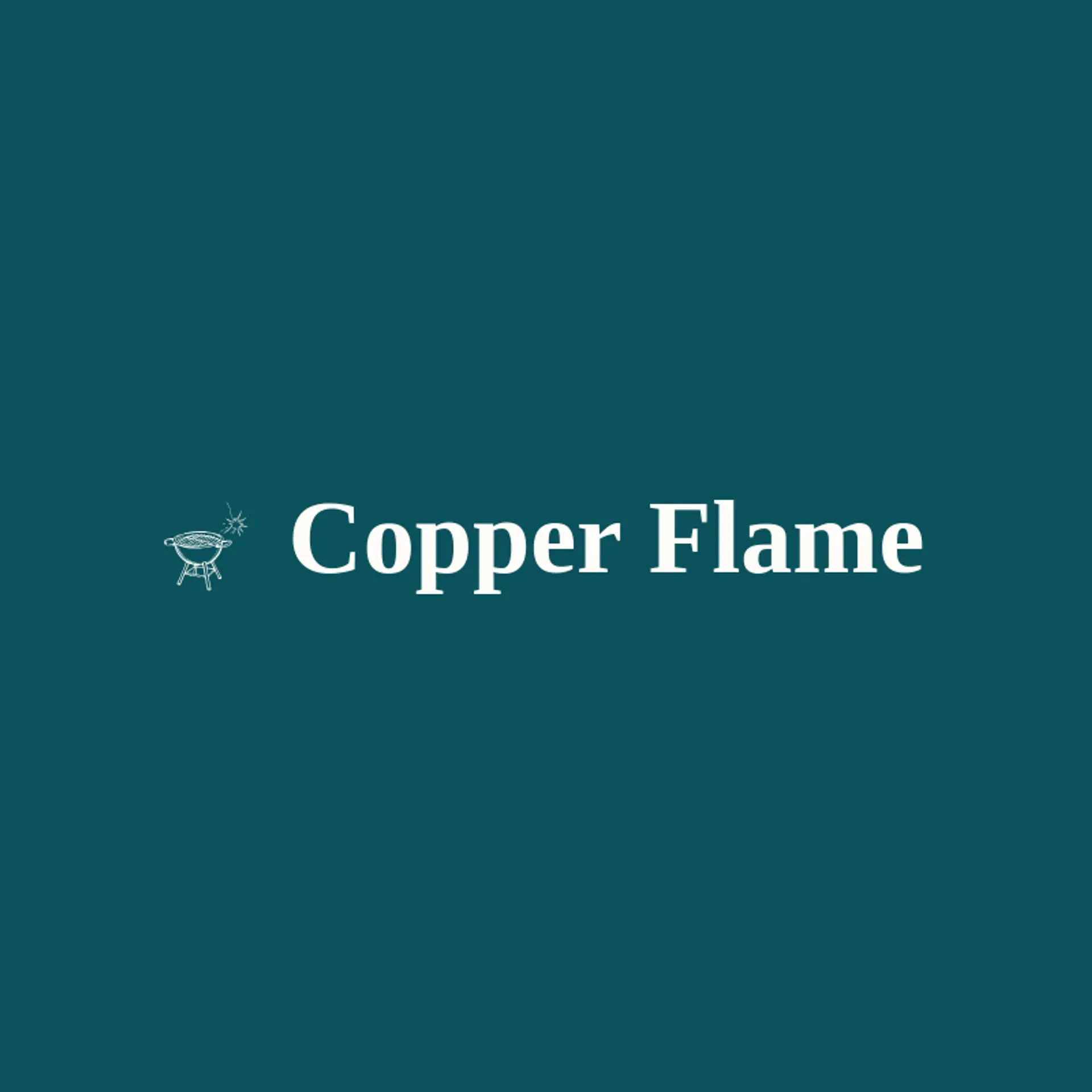 Copper Flame logo for grill