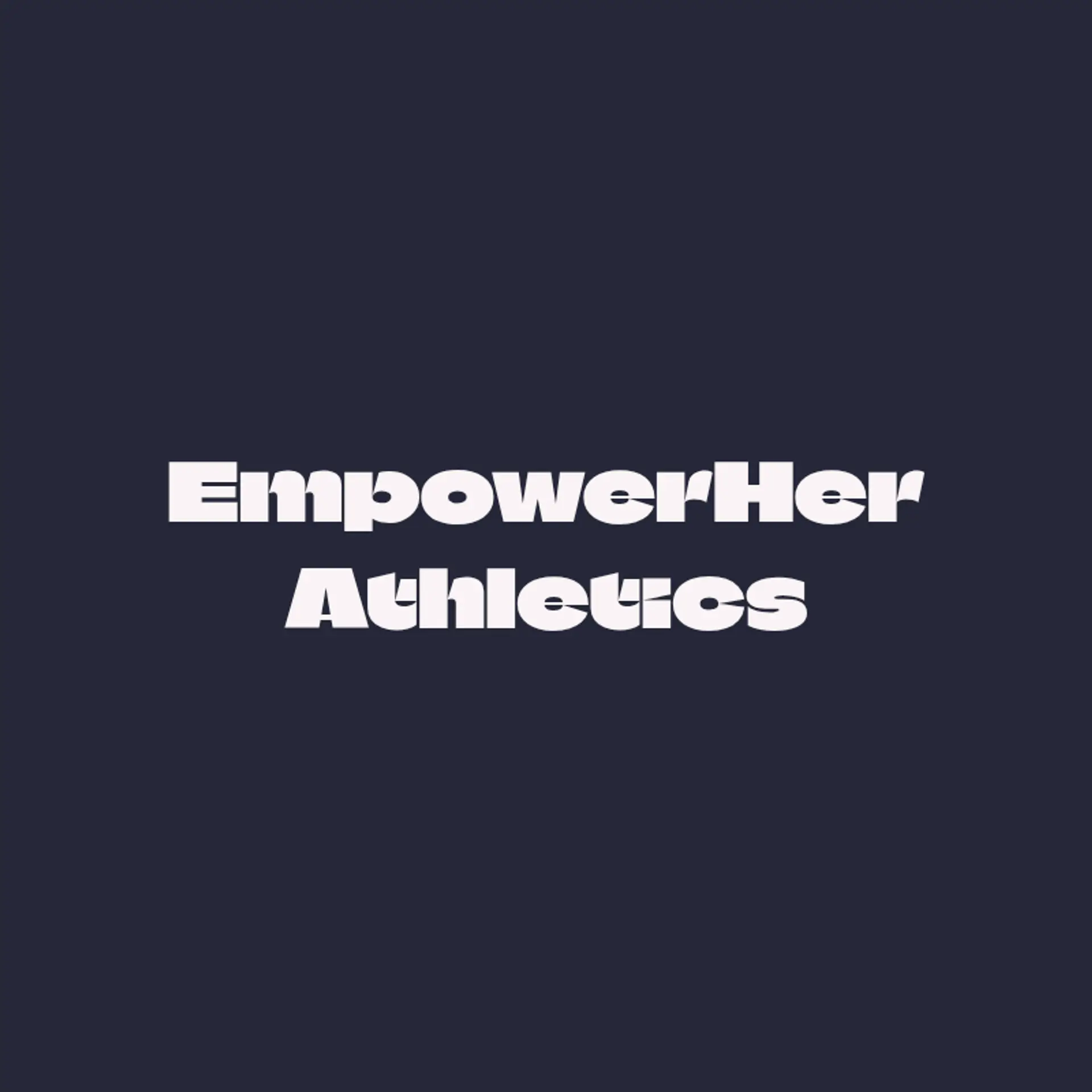 EmpowerHer Athletics logo for women fitness