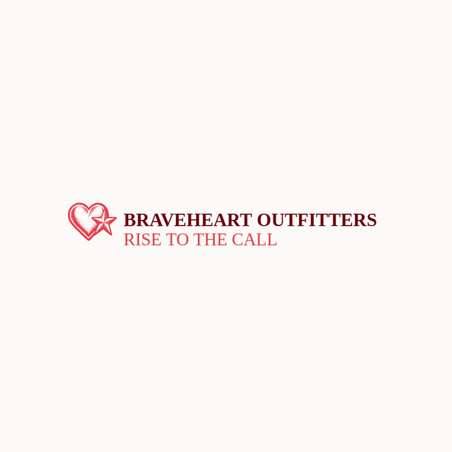 Braveheart Outfitters logo for army