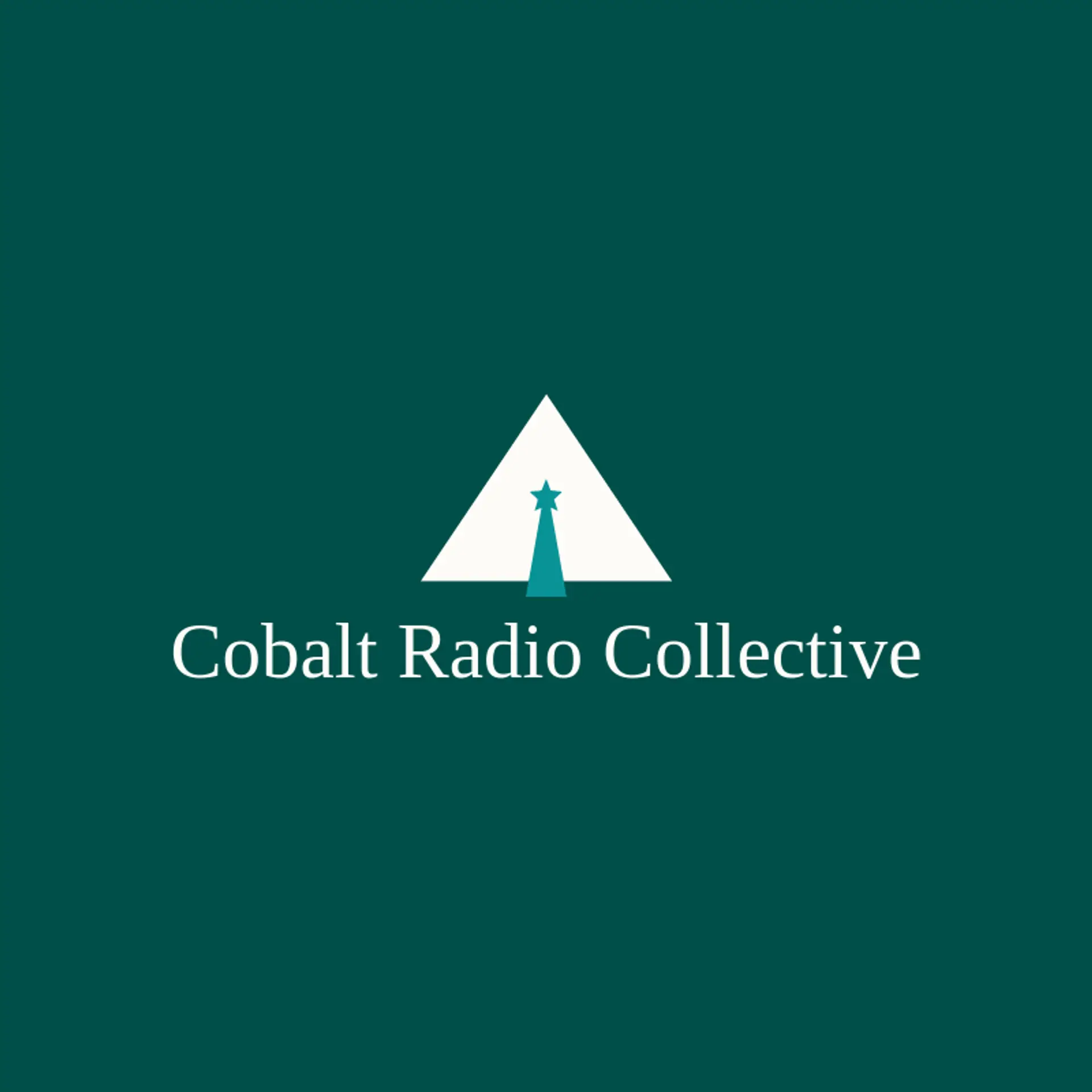 Cobalt Radio Collective logo for broadcast