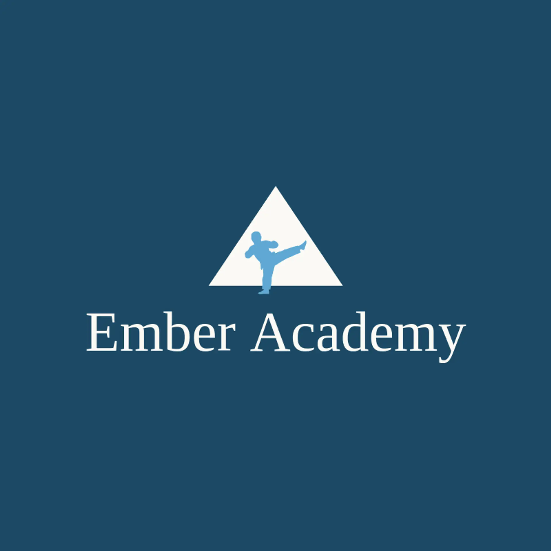 Ember Academy logo for karate