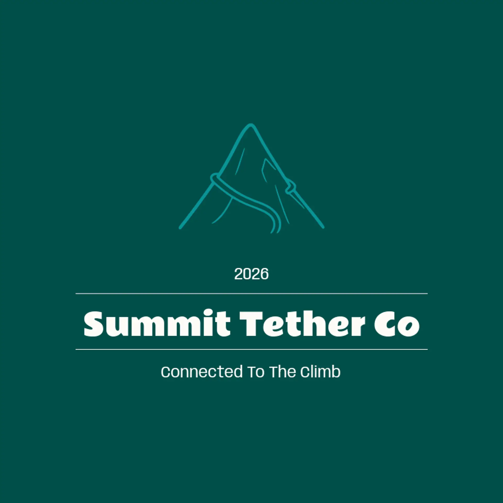 Summit Tether Co logo for mountain