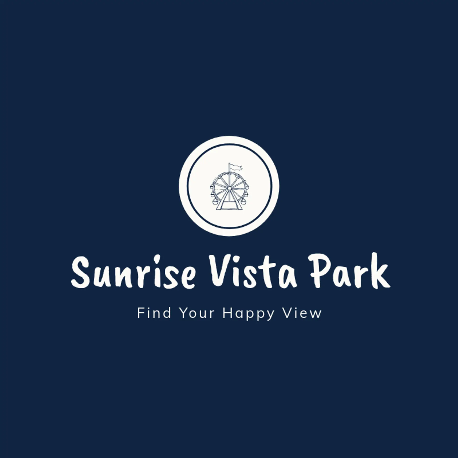 Sunrise Vista Park logo for amusement park